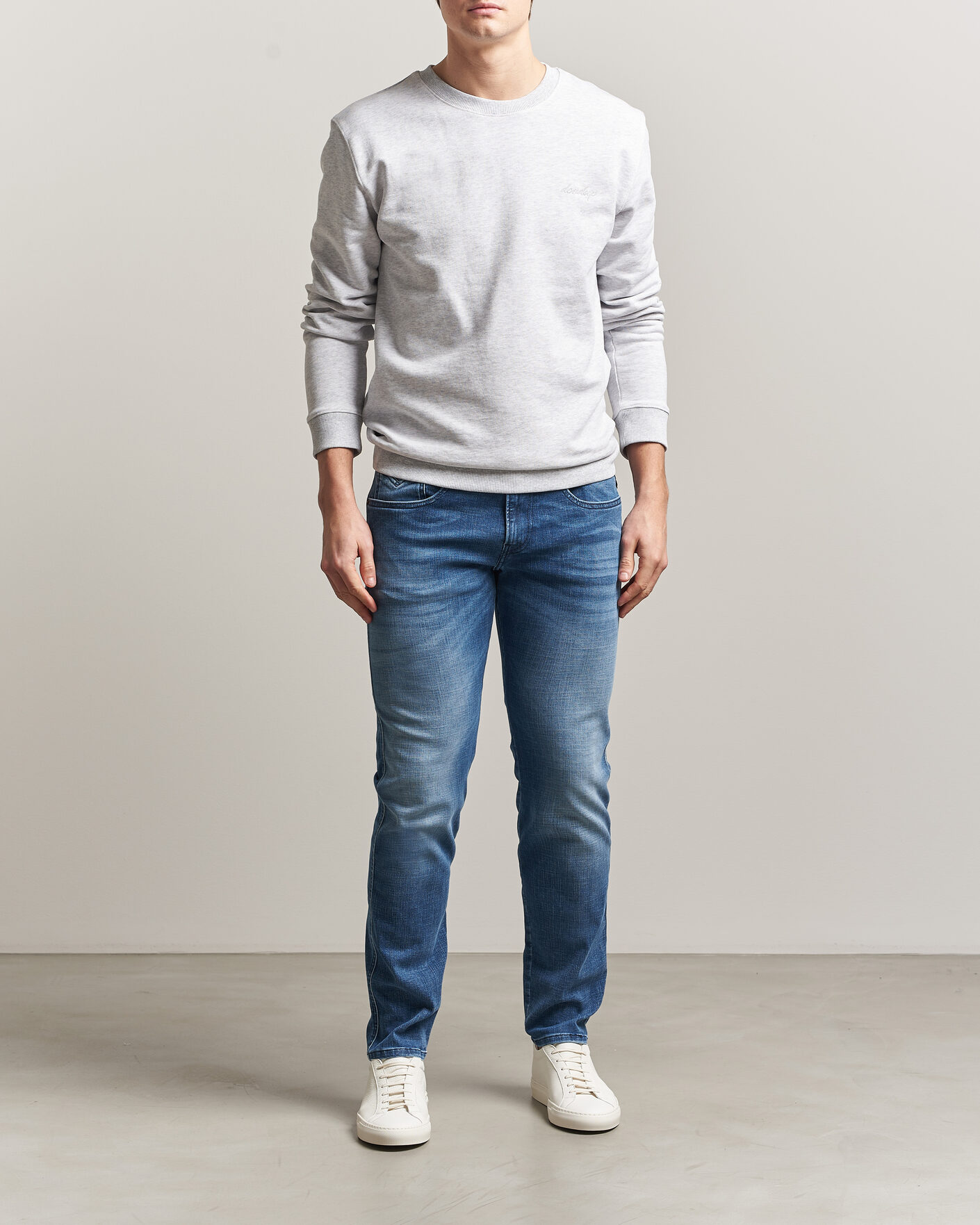 Men | Jeans | Replay | Anbass Hyperflex Matrix Jeans Medium Blue