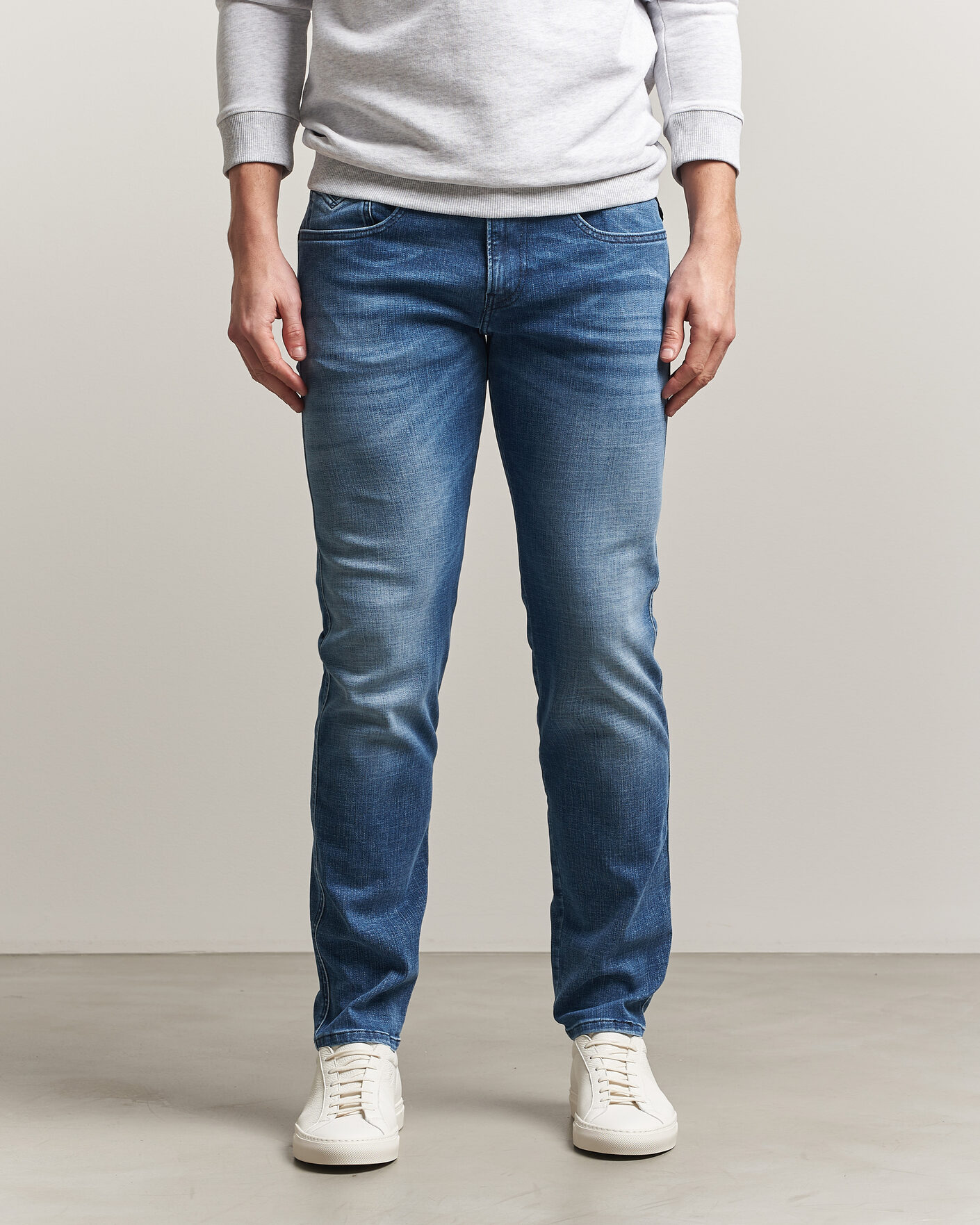 Men | Jeans | Replay | Anbass Hyperflex Matrix Jeans Medium Blue