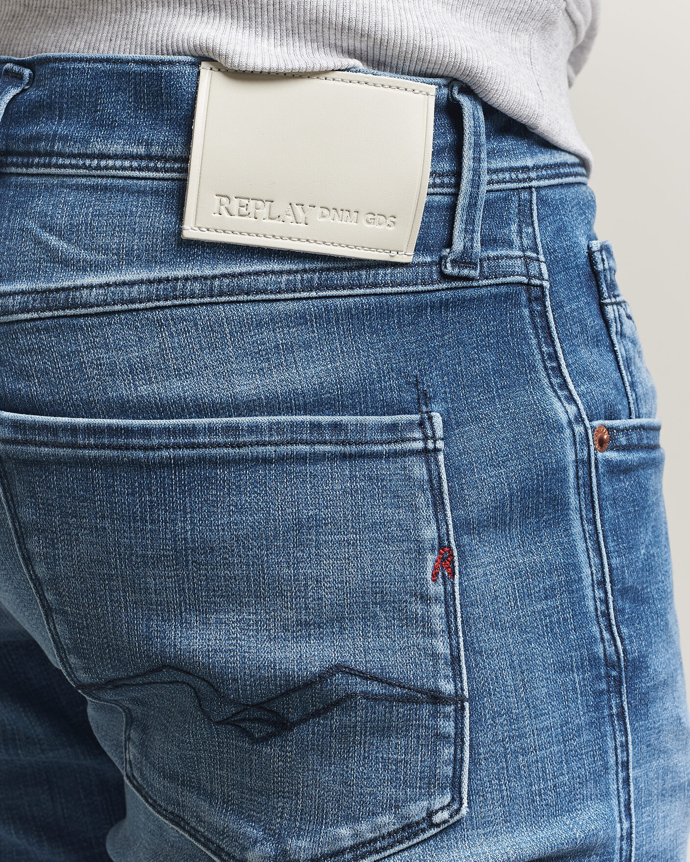 Men | Jeans | Replay | Anbass Hyperflex Matrix Jeans Medium Blue