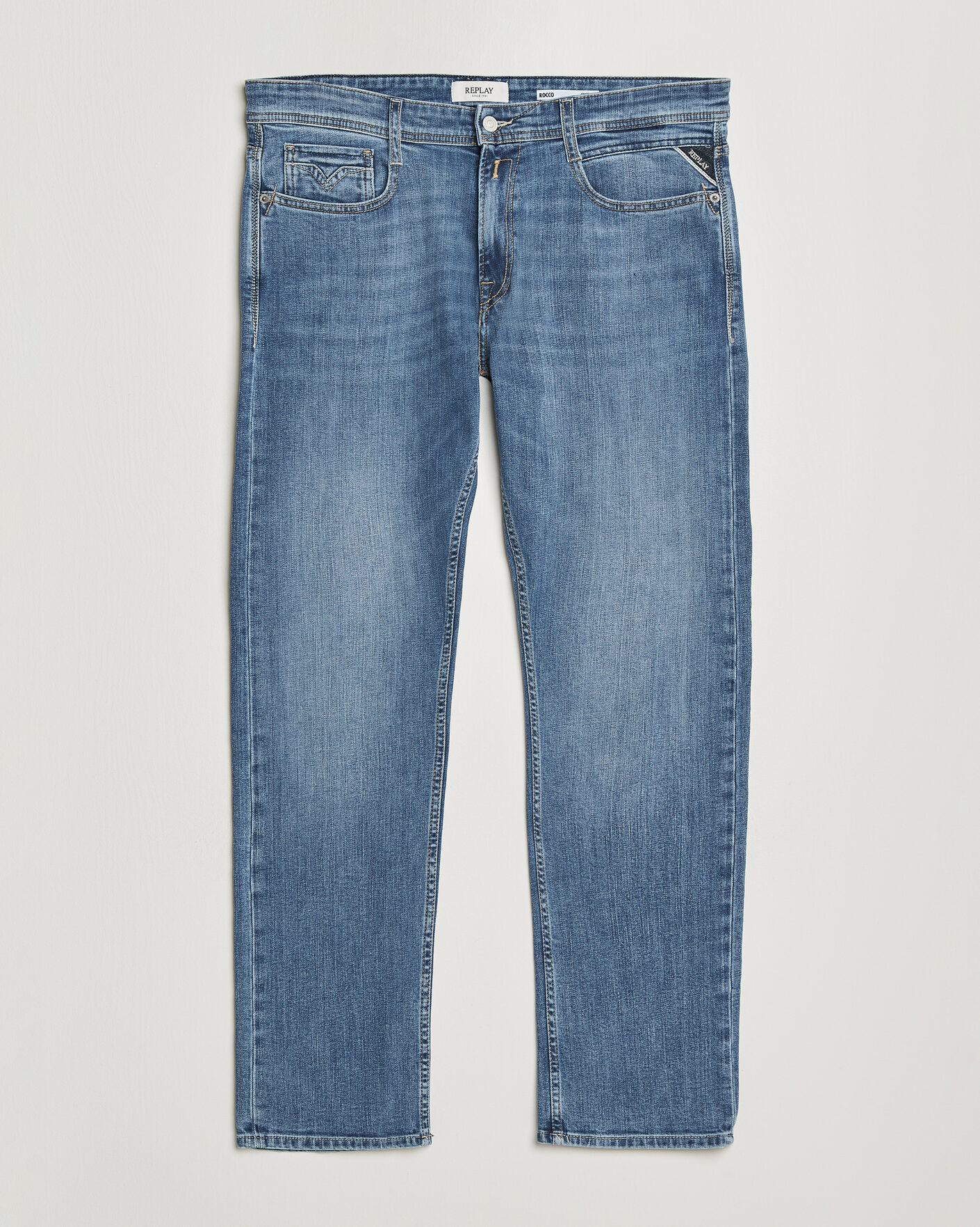 Men | Jeans | Replay | Rocco Comfort Fit Powerstretch Jeans Light Blue