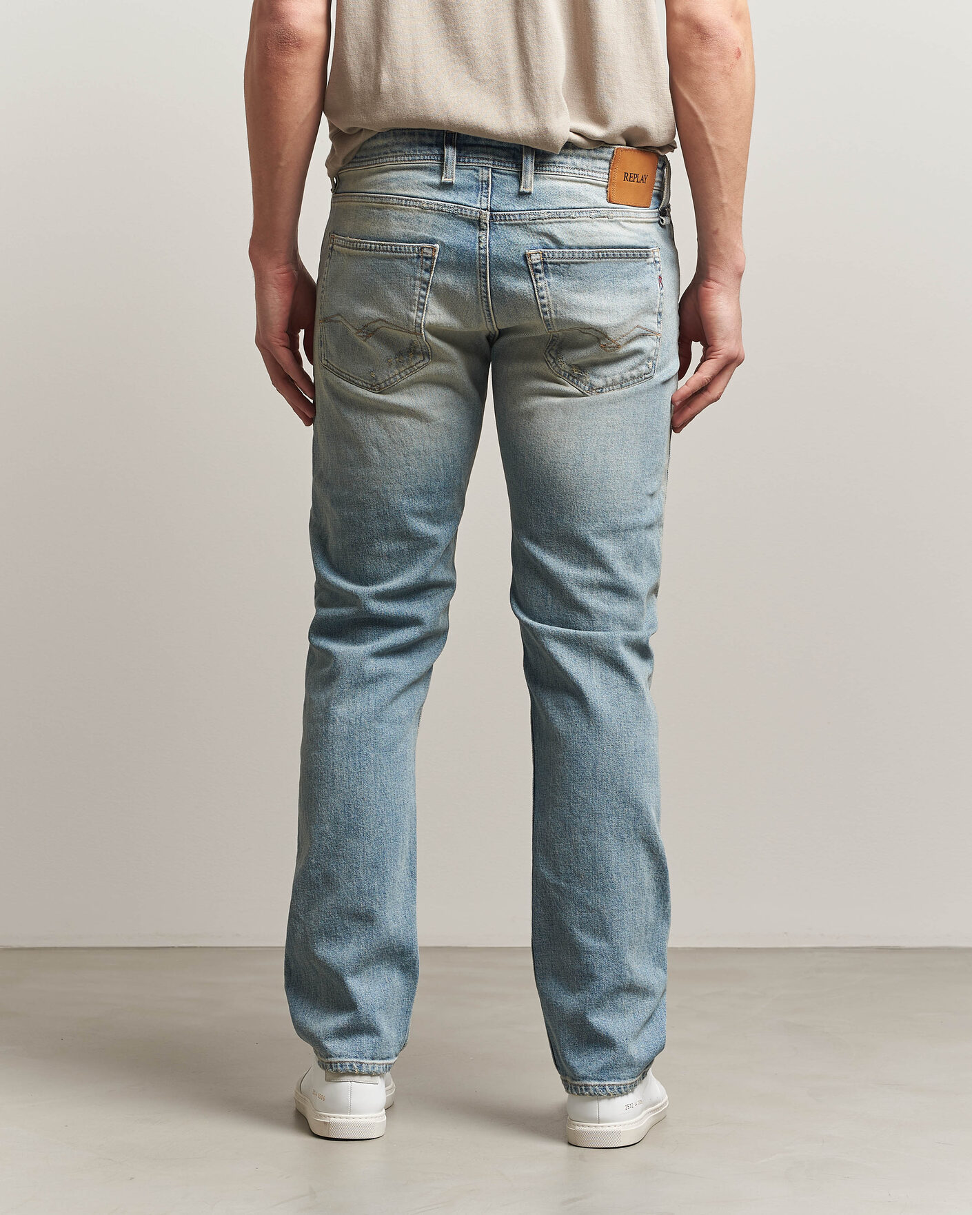 Men | Jeans | Replay | Grover Sraight Fit 20 Years Wash Jeans Light Blue