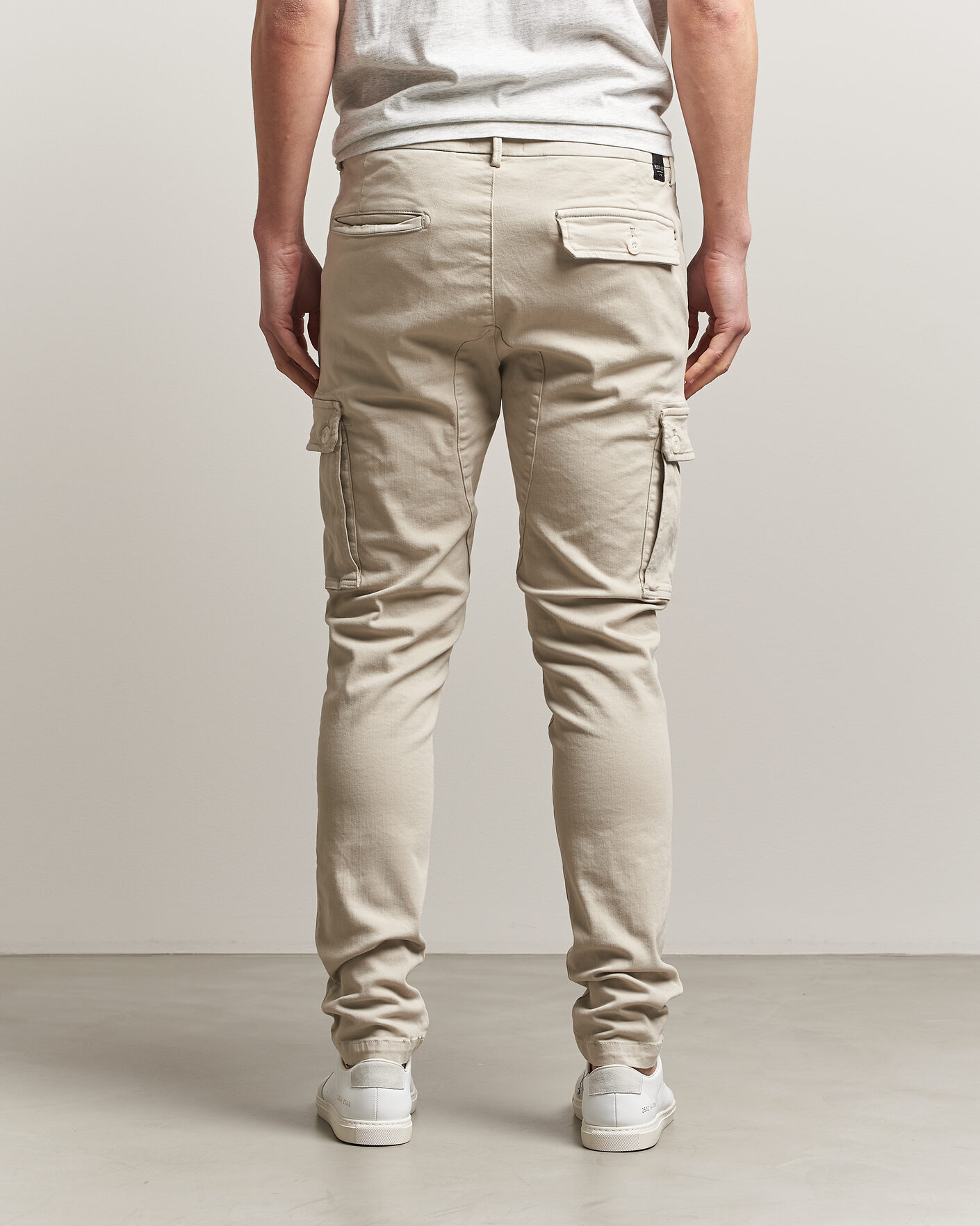 Replay Jaan Hyperflex Cargo Pants Ivory at CareOfCarl.com