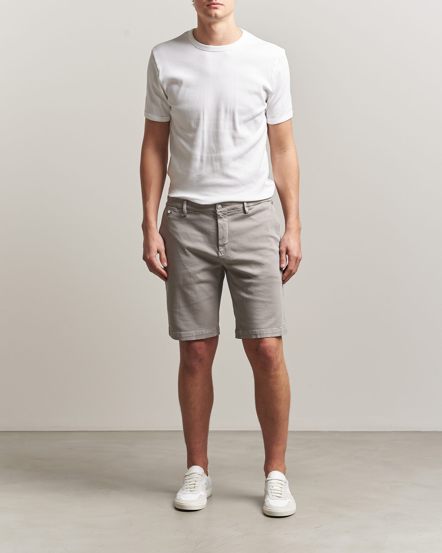 Men | Shorts | Replay | Benni Hyperflex Shorts Light Grey