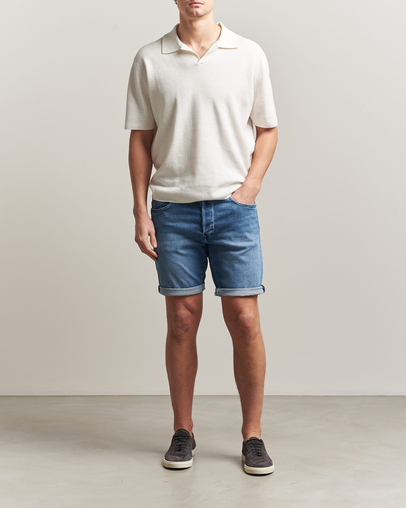 Men | Shorts | Replay | RBJ981 Stretch Denim Shorts Light Blue