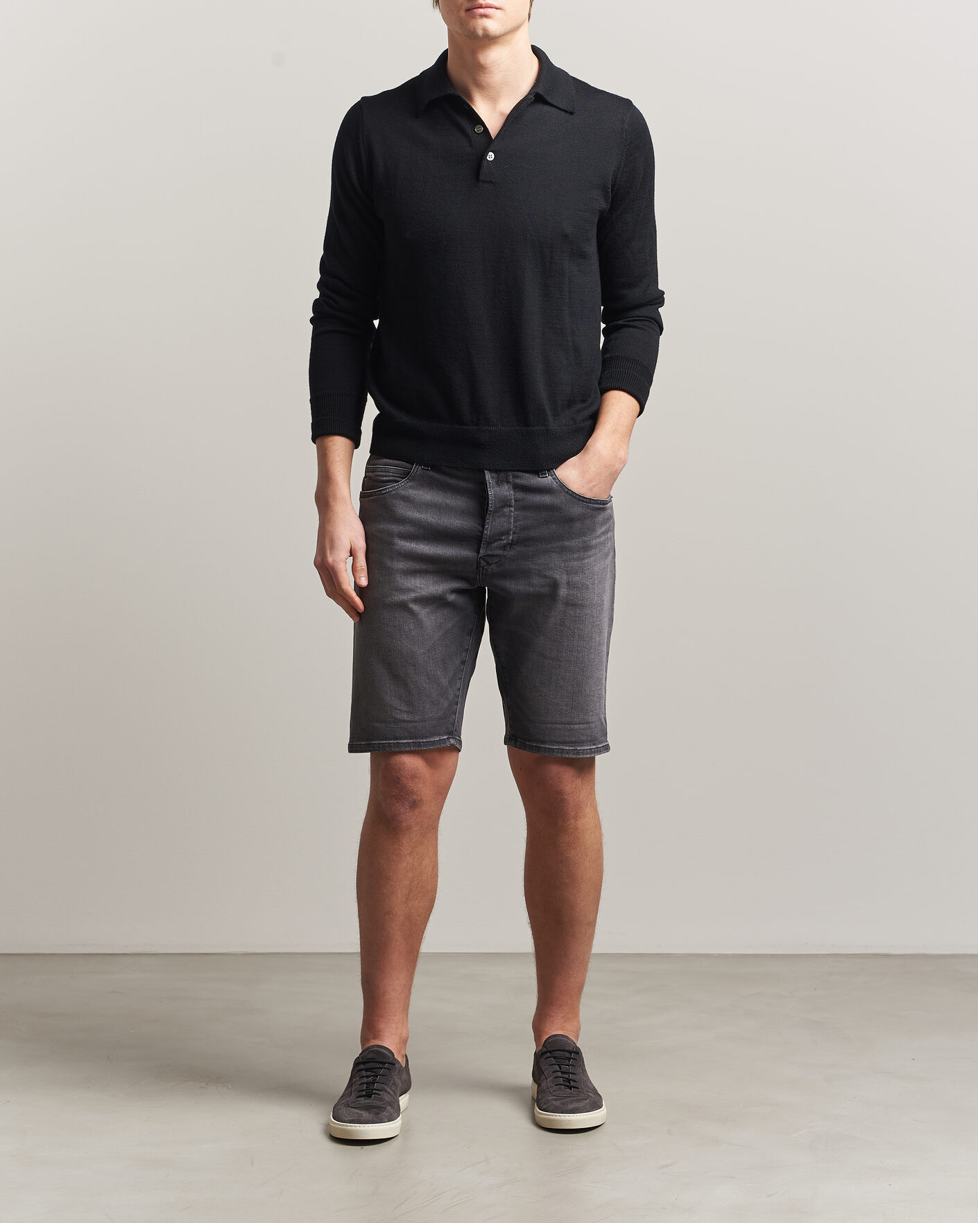 Men | Shorts | Replay | RBJ981 Stretch Denim Shorts Washed Black