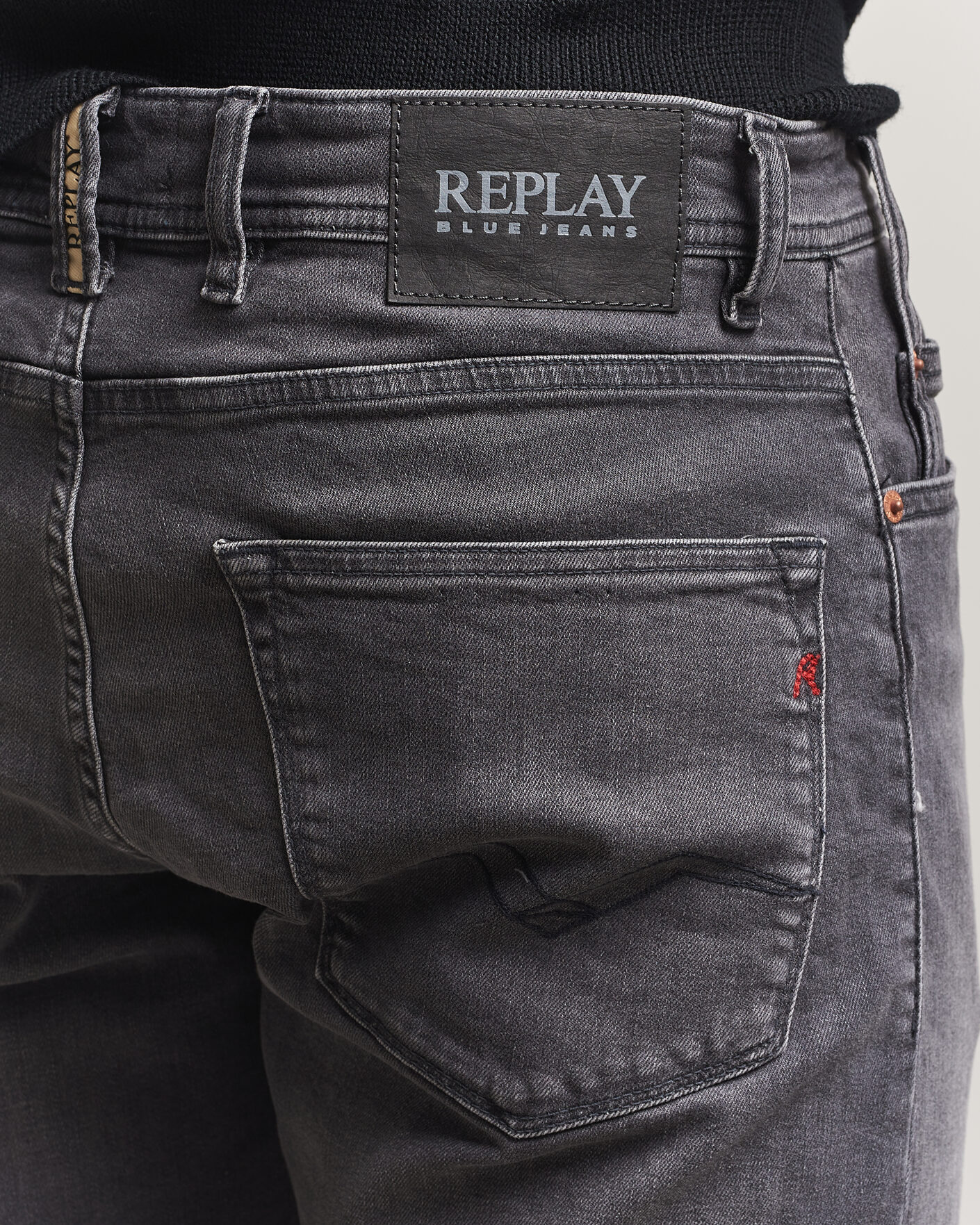 Men | Shorts | Replay | RBJ981 Stretch Denim Shorts Washed Black