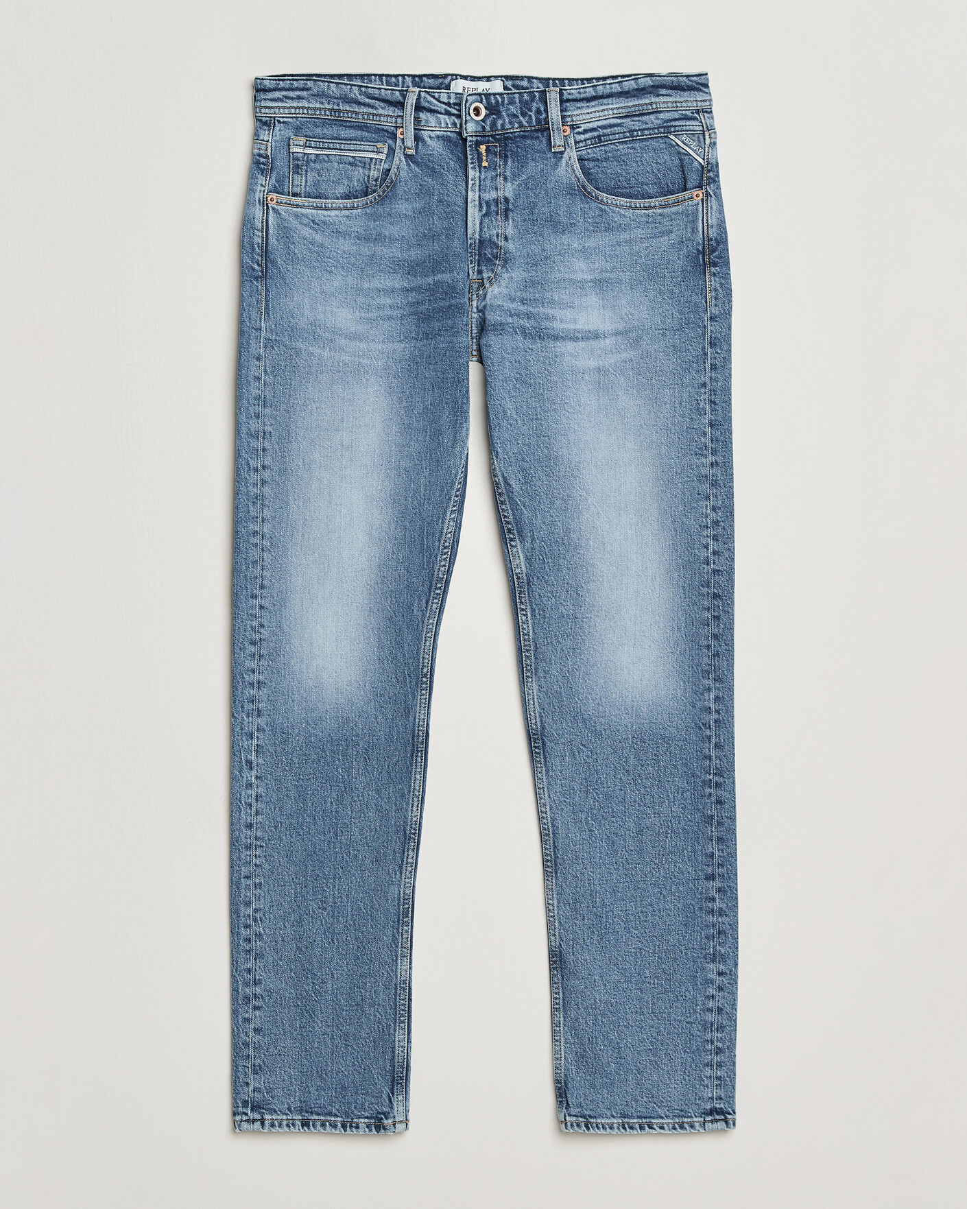 Men | Jeans | Replay | Grover Heritage Original Stretch Jeans Light Blue