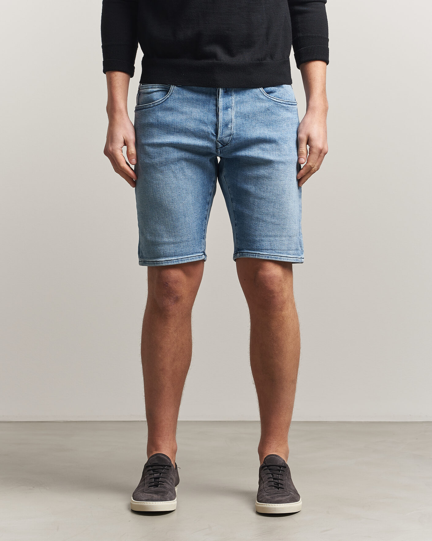 Men | Shorts | Replay | RBJ981 Stretch Denim Shorts Light Blue