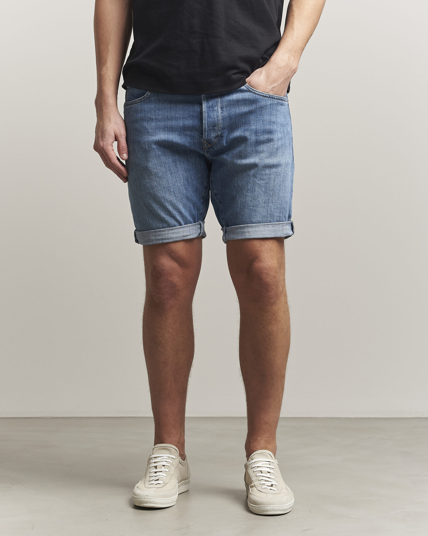 Men | Shorts | Replay | RBJ981 Stretch Denim Shorts Light Blue