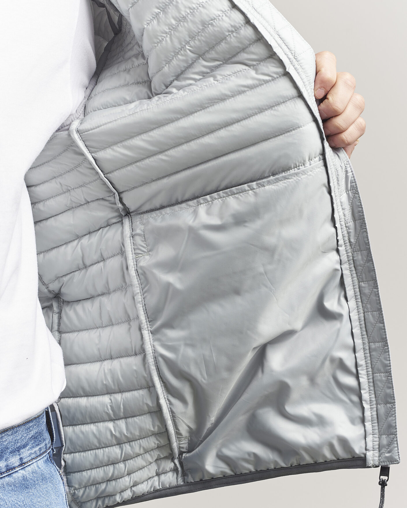 Men | Coats & Jackets | Peak Performance | Monolight Insultaed Hooded Jacket Summit Smoke