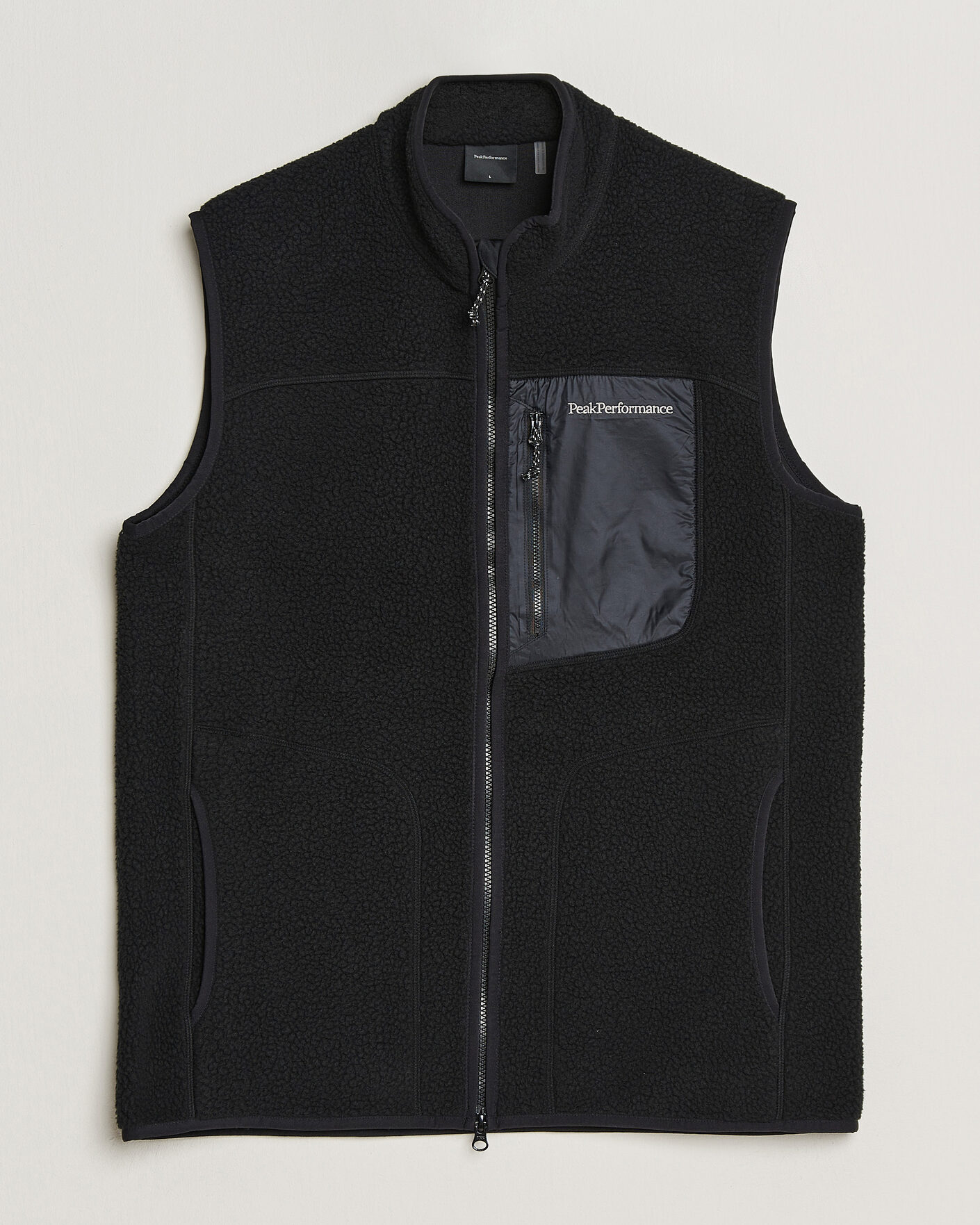 Men | Gilets | Peak Performance | Nature Rush Pile Vest Black