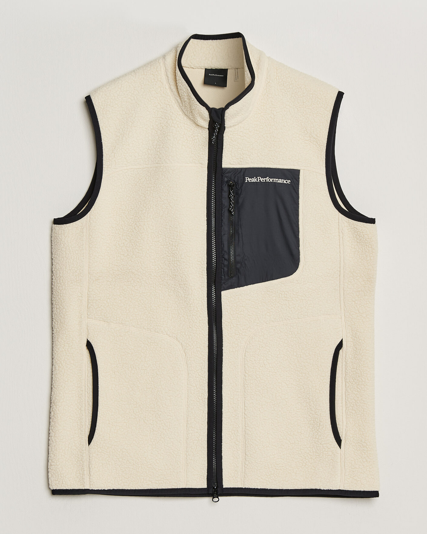 Men | Gilets | Peak Performance | Nature Rush Pile Vest Sand Fog