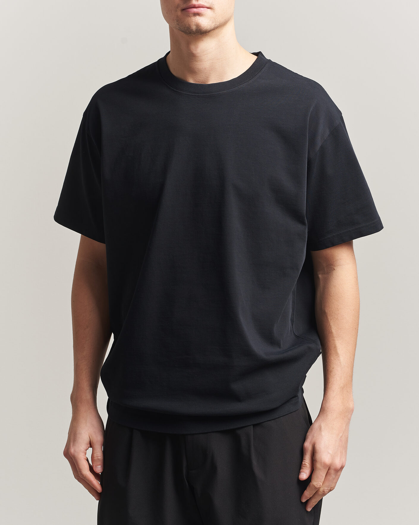 Men | T-Shirts | Peak Performance | Heavy Cotton T-Shirt Black