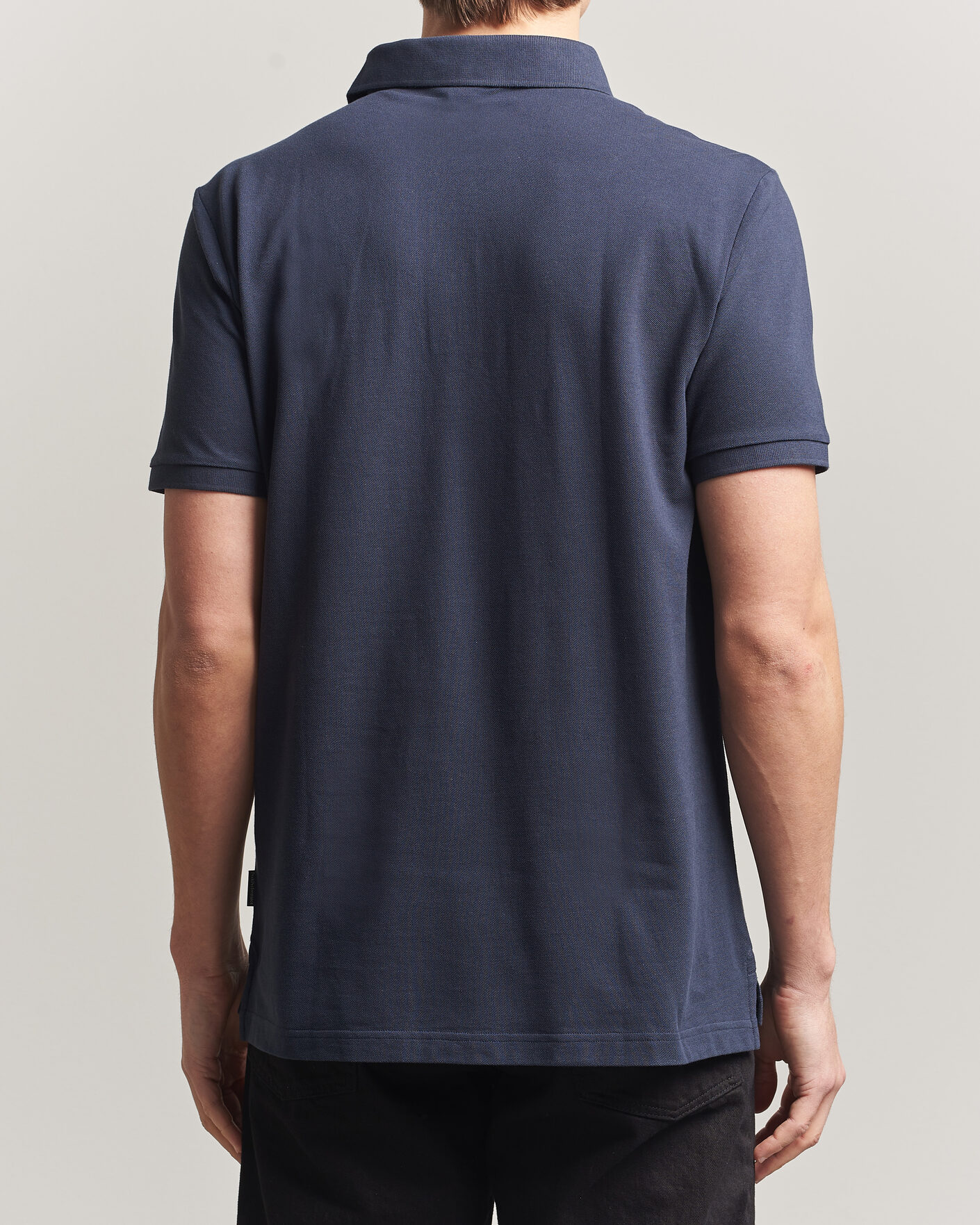 Men | Polo Shirts | Peak Performance | Classic Cotton Polo Blue Shadow