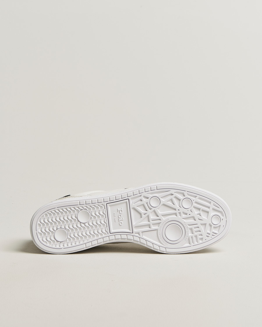 Men | Sneakers | Polo Ralph Lauren | Bedford Leather/Suede Sneakers White/Navy