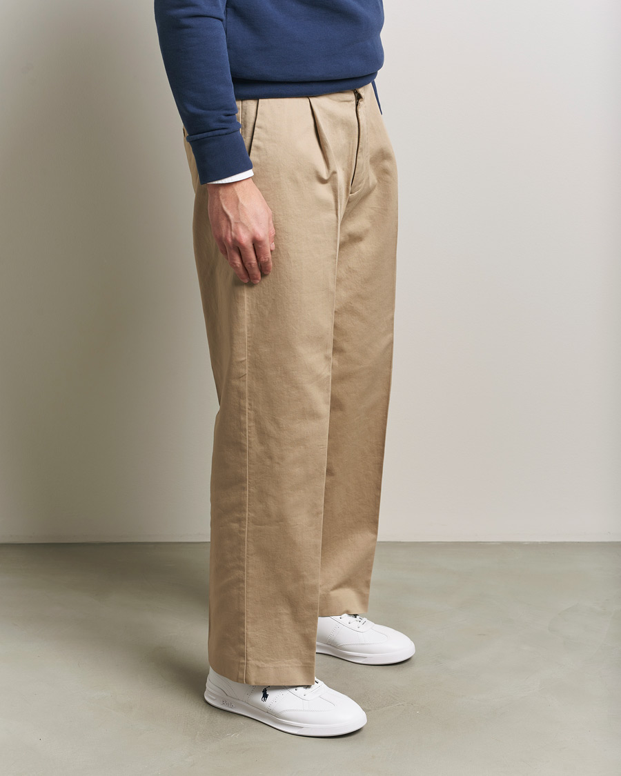 Men | Sneakers | Polo Ralph Lauren | Aera Grained Leather Sneakers White/Navy