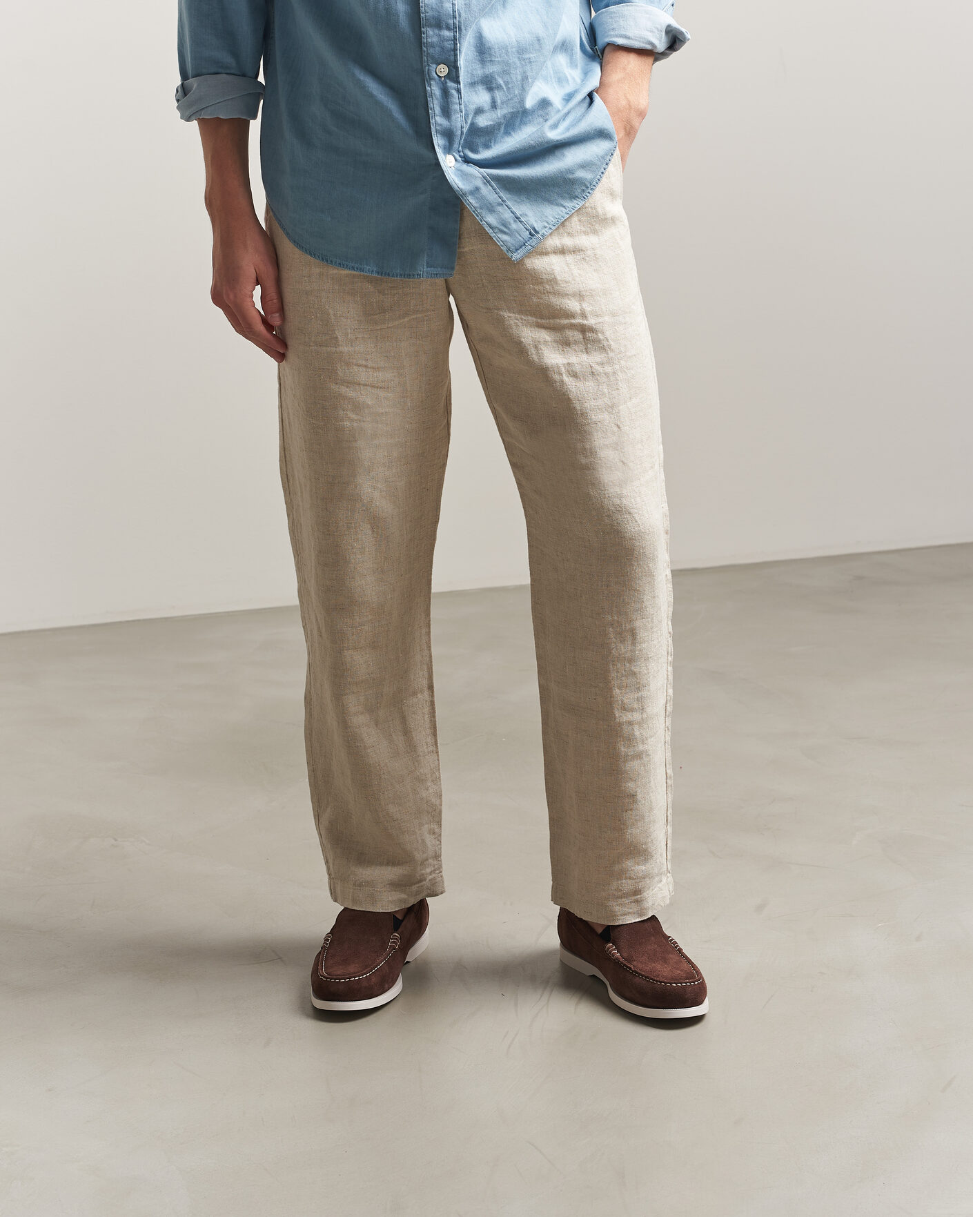 Men | Loafers | Polo Ralph Lauren | Merton Casual Suede Loafers Dark Brown