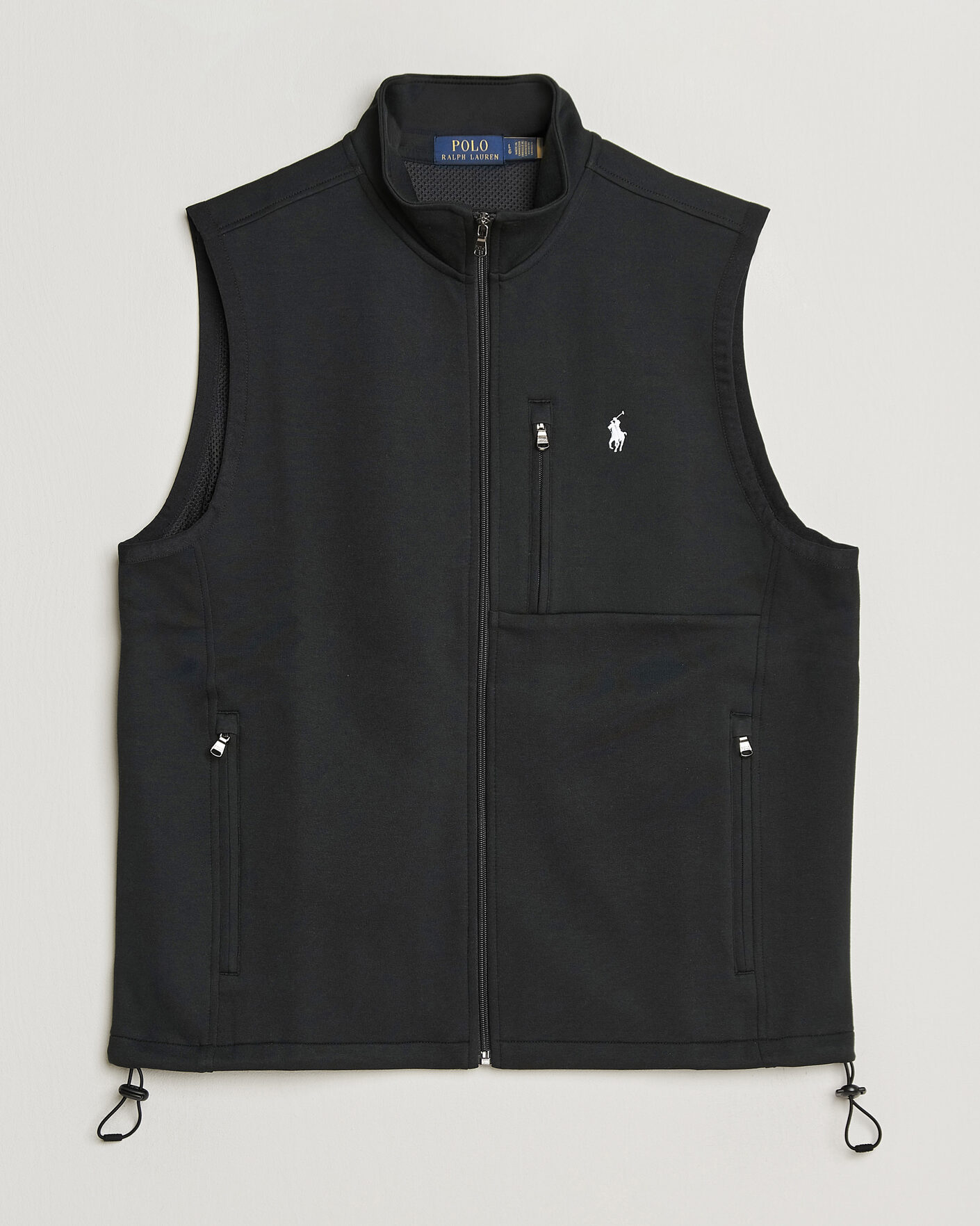 Polo Ralph Lauren Double Knitted Vest Polo Black at CareOfCarl.com