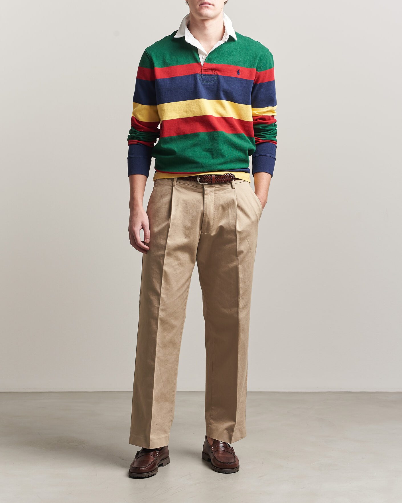 Men | Sweaters & Knitwear | Polo Ralph Lauren | Jersey Striped Rugger New Forest Multi