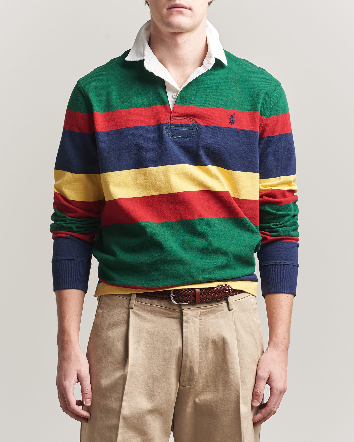 Men | Sweaters & Knitwear | Polo Ralph Lauren | Jersey Striped Rugger New Forest Multi
