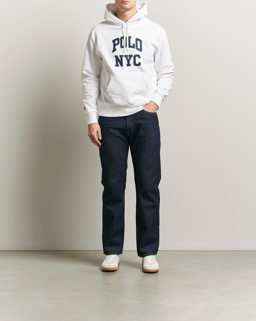 Men | Sweaters & Knitwear | Polo Ralph Lauren | Athletic Fleece Hoodie White