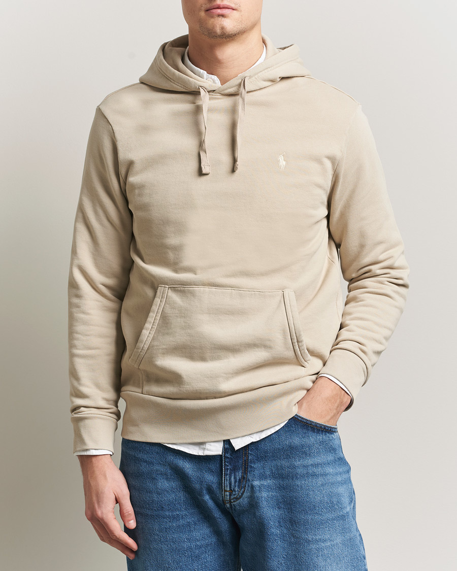 Men | Sweaters & Knitwear | Polo Ralph Lauren | Loopback Terry Hoodie Stoneware Grey