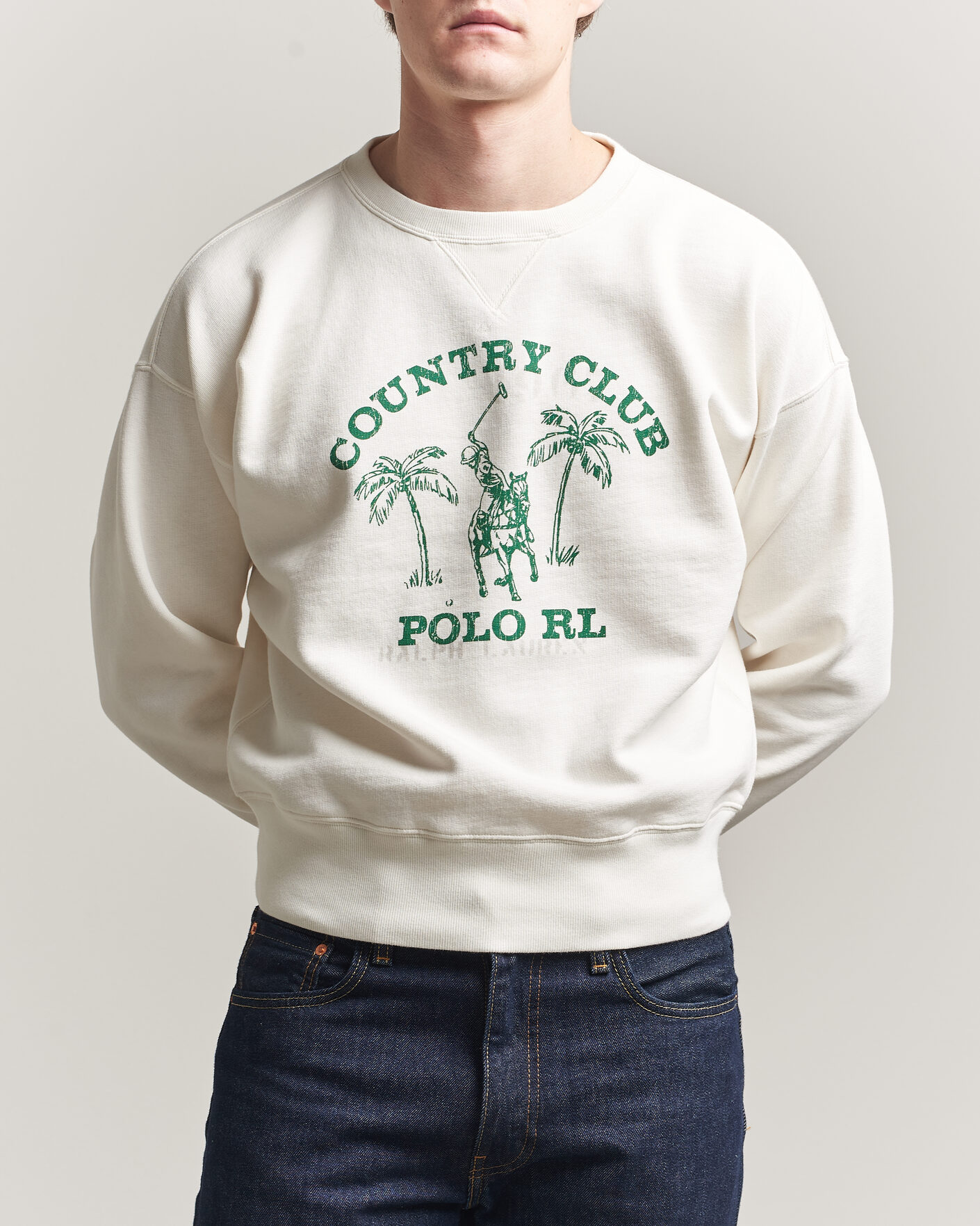 Polo Ralph Lauren Vintage Fleece Sweatshirt Nevis at CareOfCarl.com
