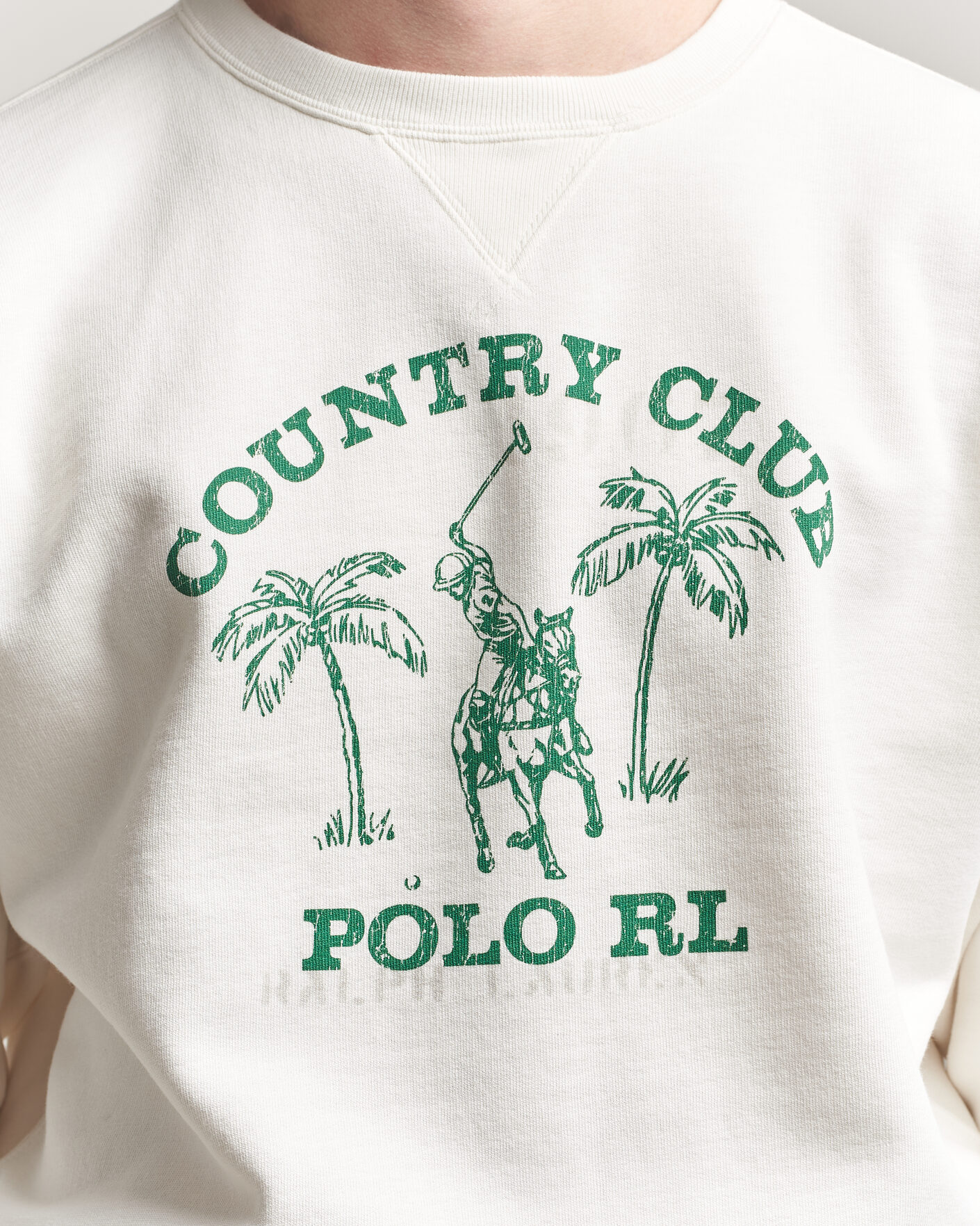 Polo Ralph Lauren Vintage Fleece Sweatshirt Nevis at CareOfCarl.com