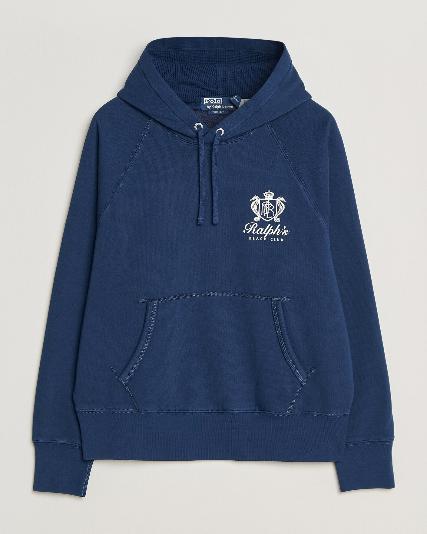 Men | Sweaters & Knitwear | Polo Ralph Lauren | Fleece Hoodie Dark Cobalt