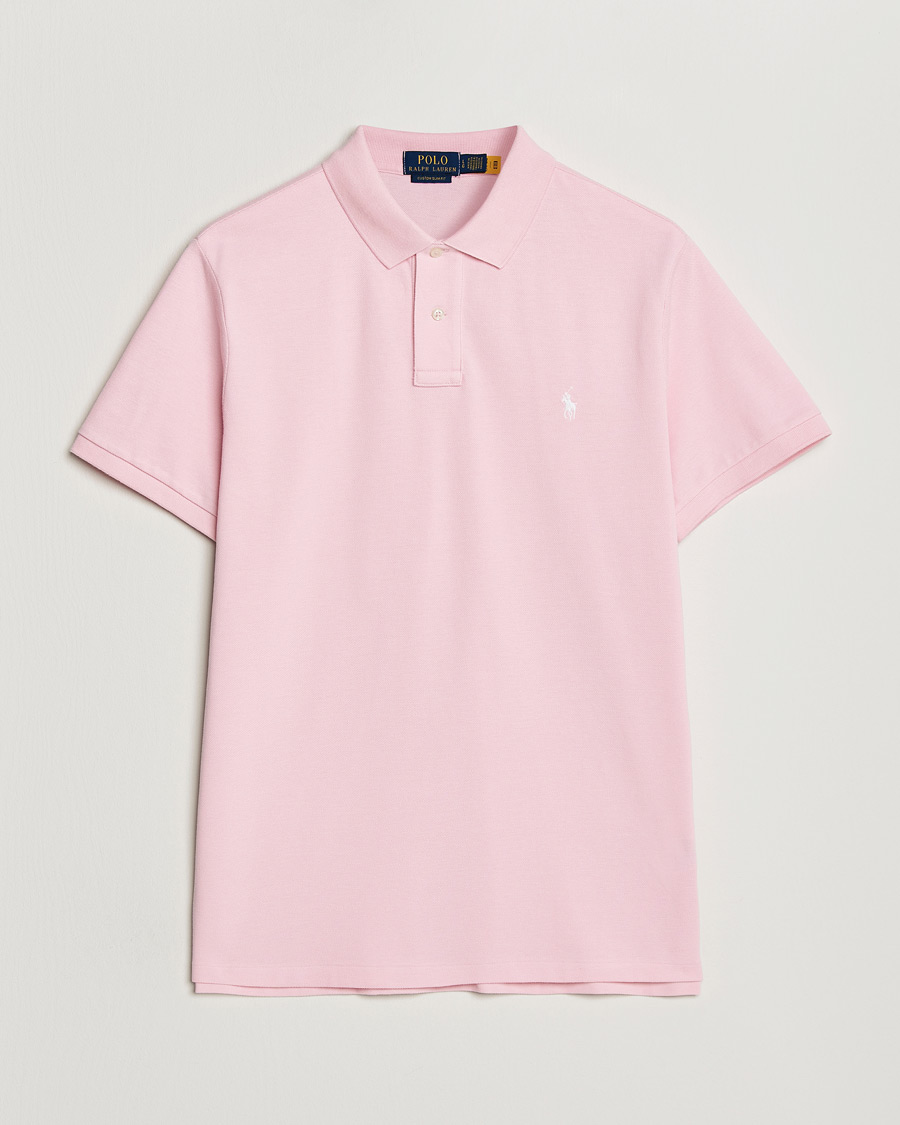 Polo Ralph Lauren Custom Slim Fit Polo Garden Pink at CareOfCarl.com