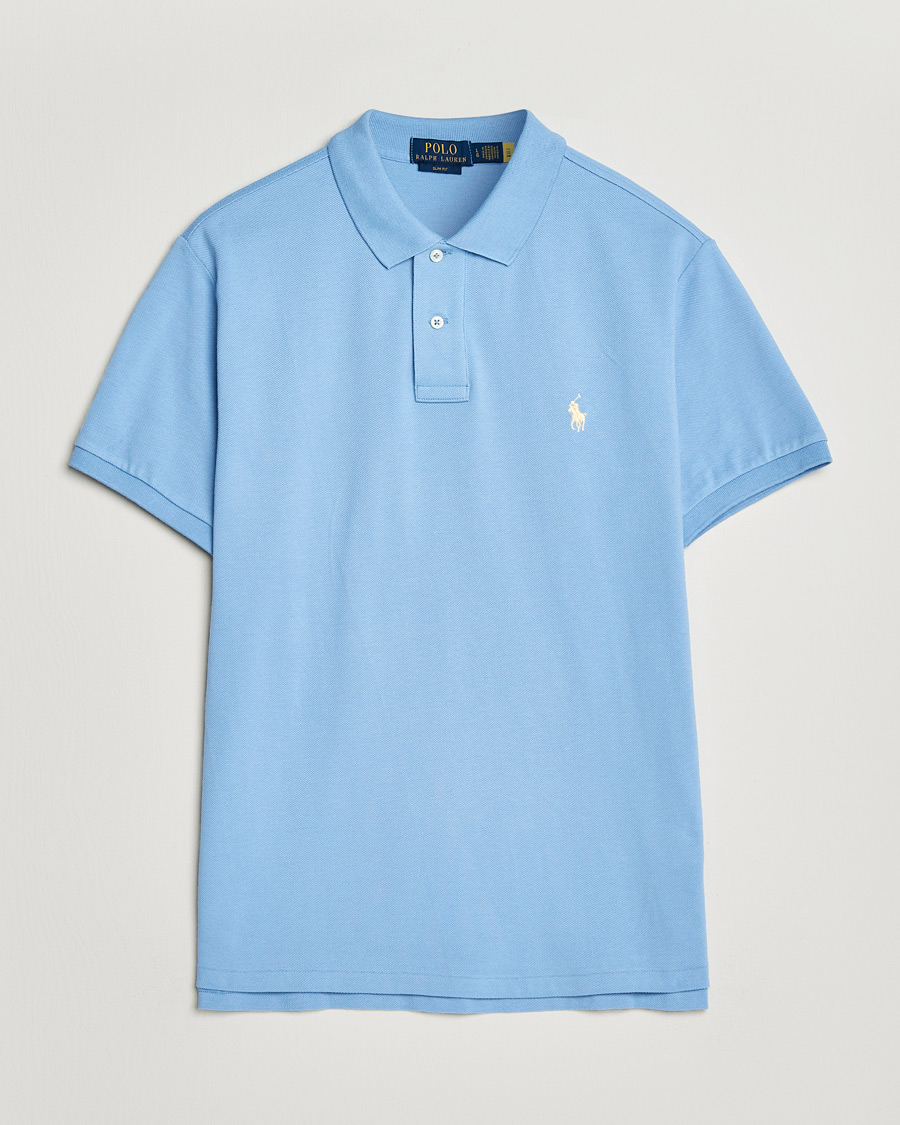 Men | Polo Shirts | Polo Ralph Lauren | Slim Fit Polo Bristol Blue