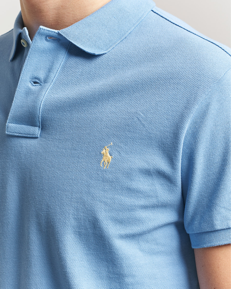 Polo Ralph Lauren Slim Fit Polo Bristol Blue at CareOfCarl.com