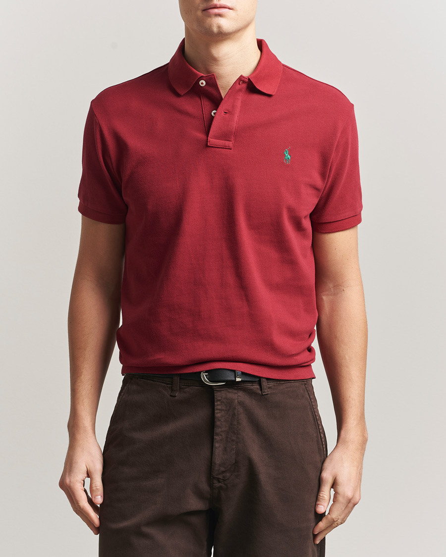 Men | Polo Shirts | Polo Ralph Lauren | Slim Fit Polo Heritage Red
