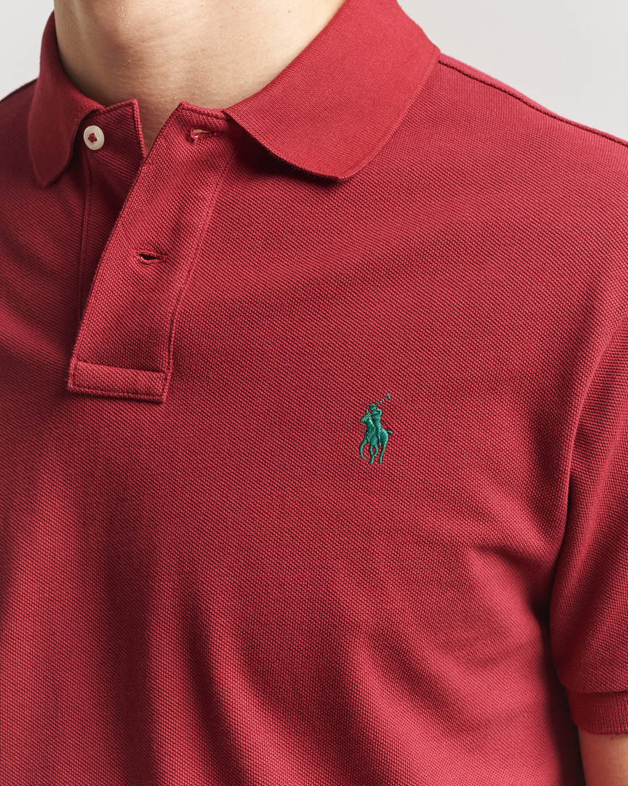 Men | Polo Shirts | Polo Ralph Lauren | Slim Fit Polo Heritage Red