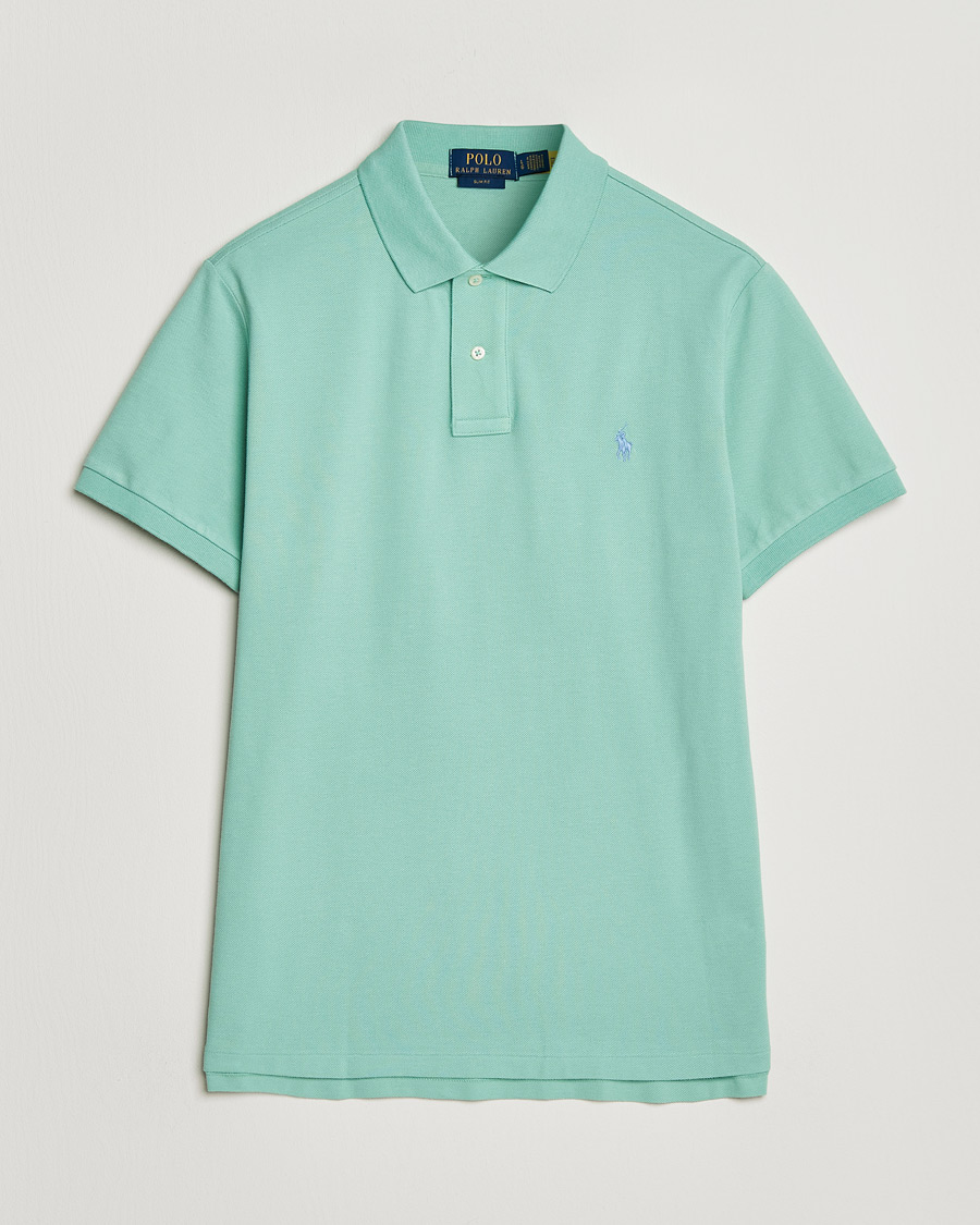 Men | Polo Shirts | Polo Ralph Lauren | Slim Fit Polo Celadon
