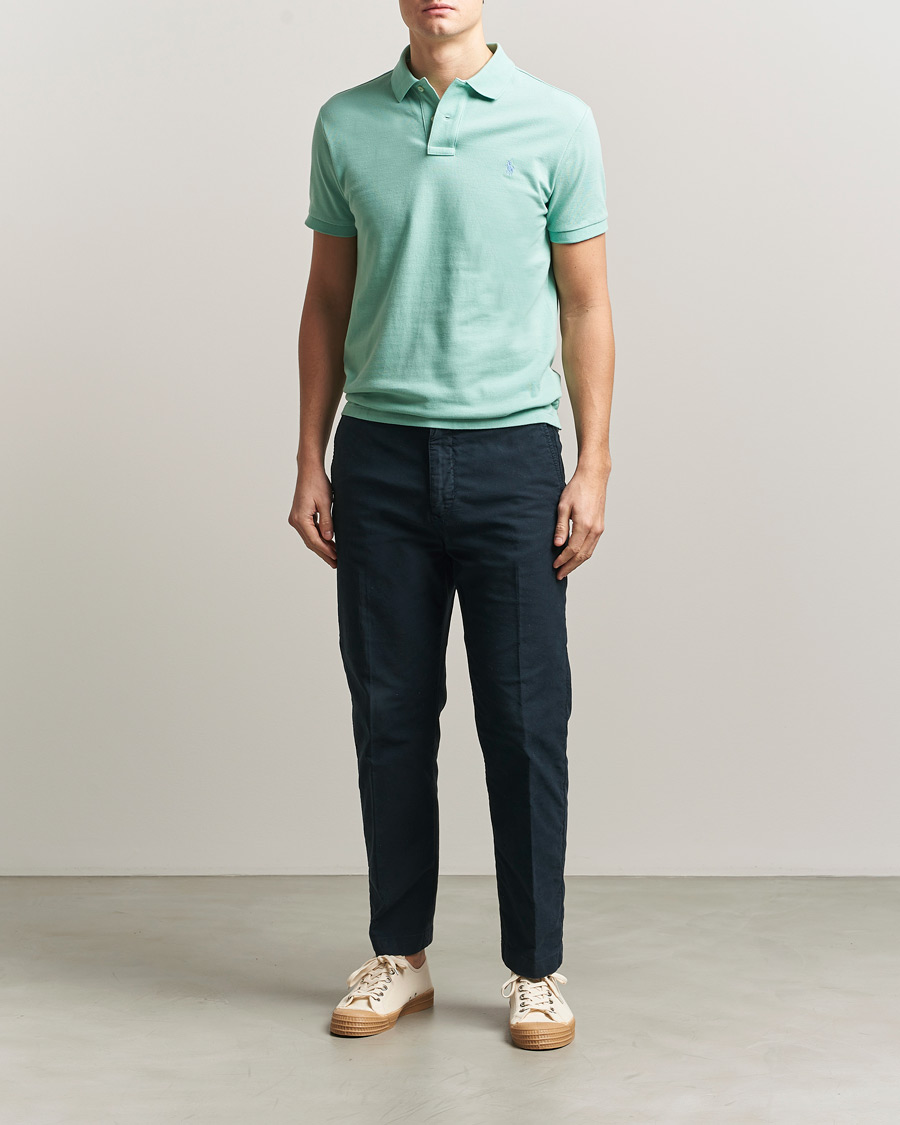 Men | Polo Shirts | Polo Ralph Lauren | Slim Fit Polo Celadon
