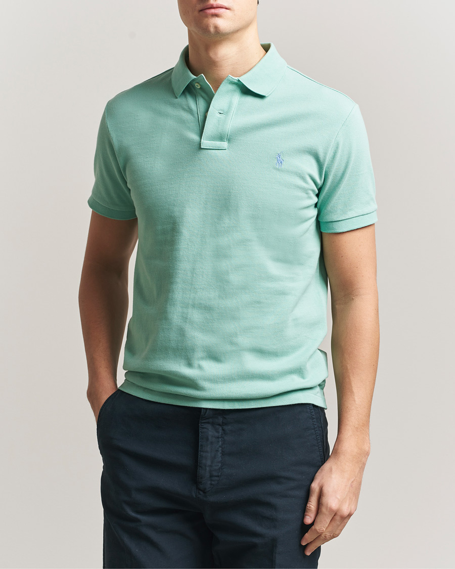 Men | Polo Shirts | Polo Ralph Lauren | Slim Fit Polo Celadon