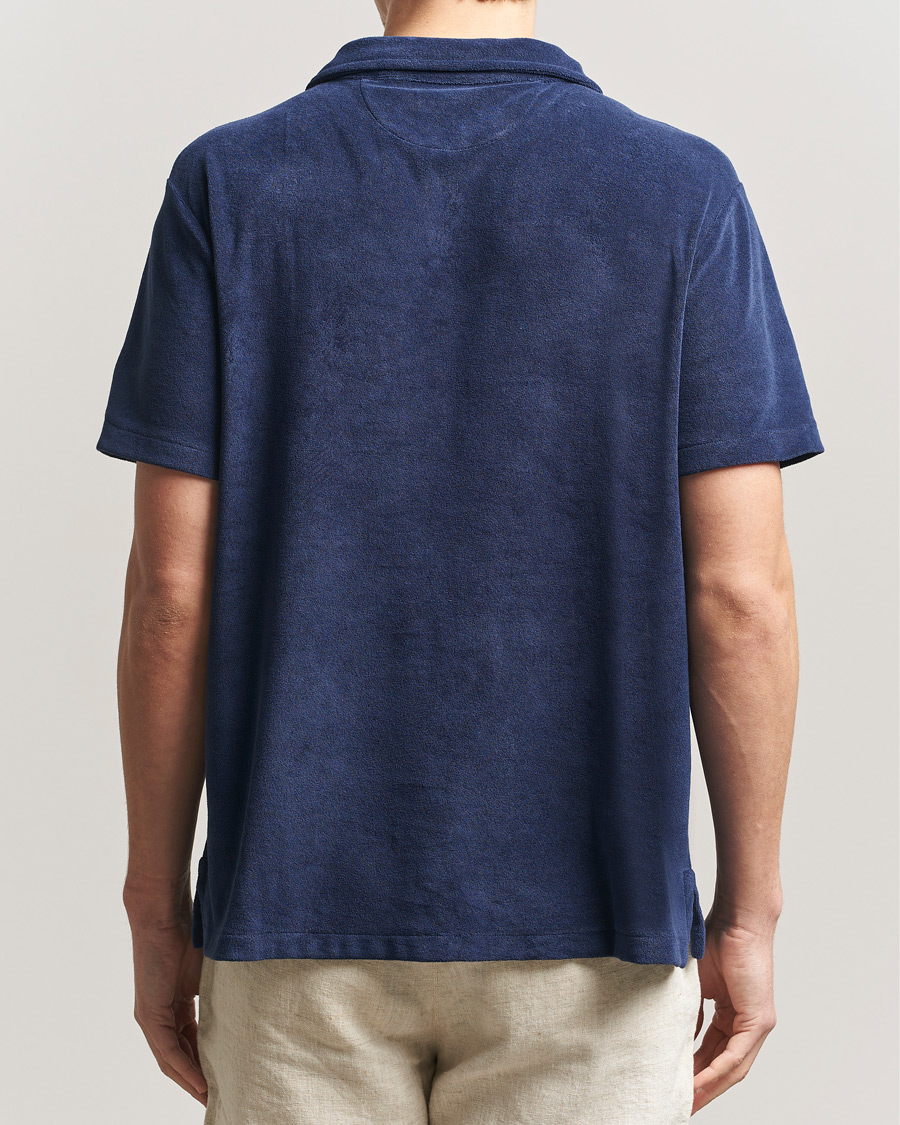 Men | Polo Shirts | Polo Ralph Lauren | Cotton Terry Polo Newport Navy