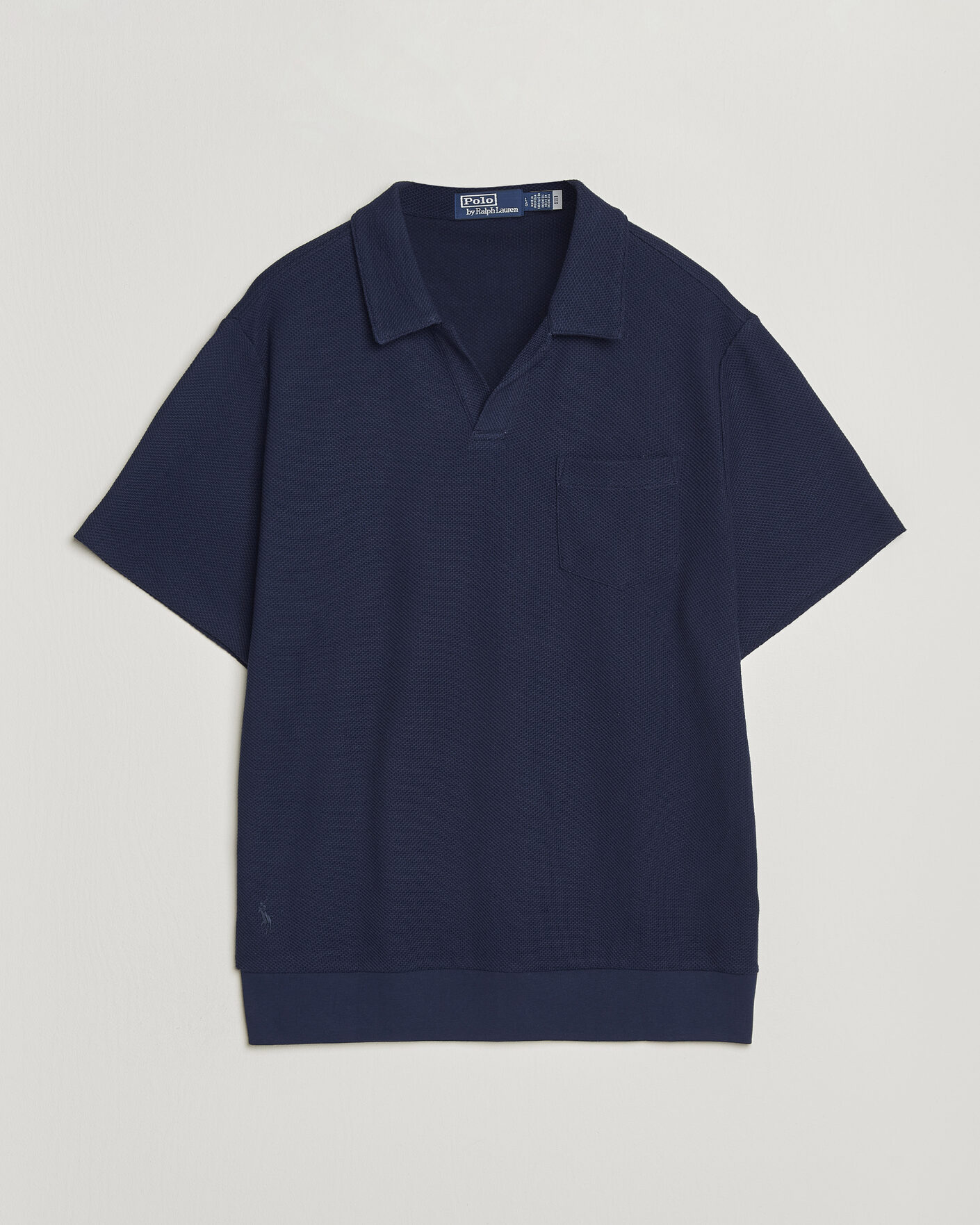 Men | Polo Shirts | Polo Ralph Lauren | Knitted Polo Cruise Navy