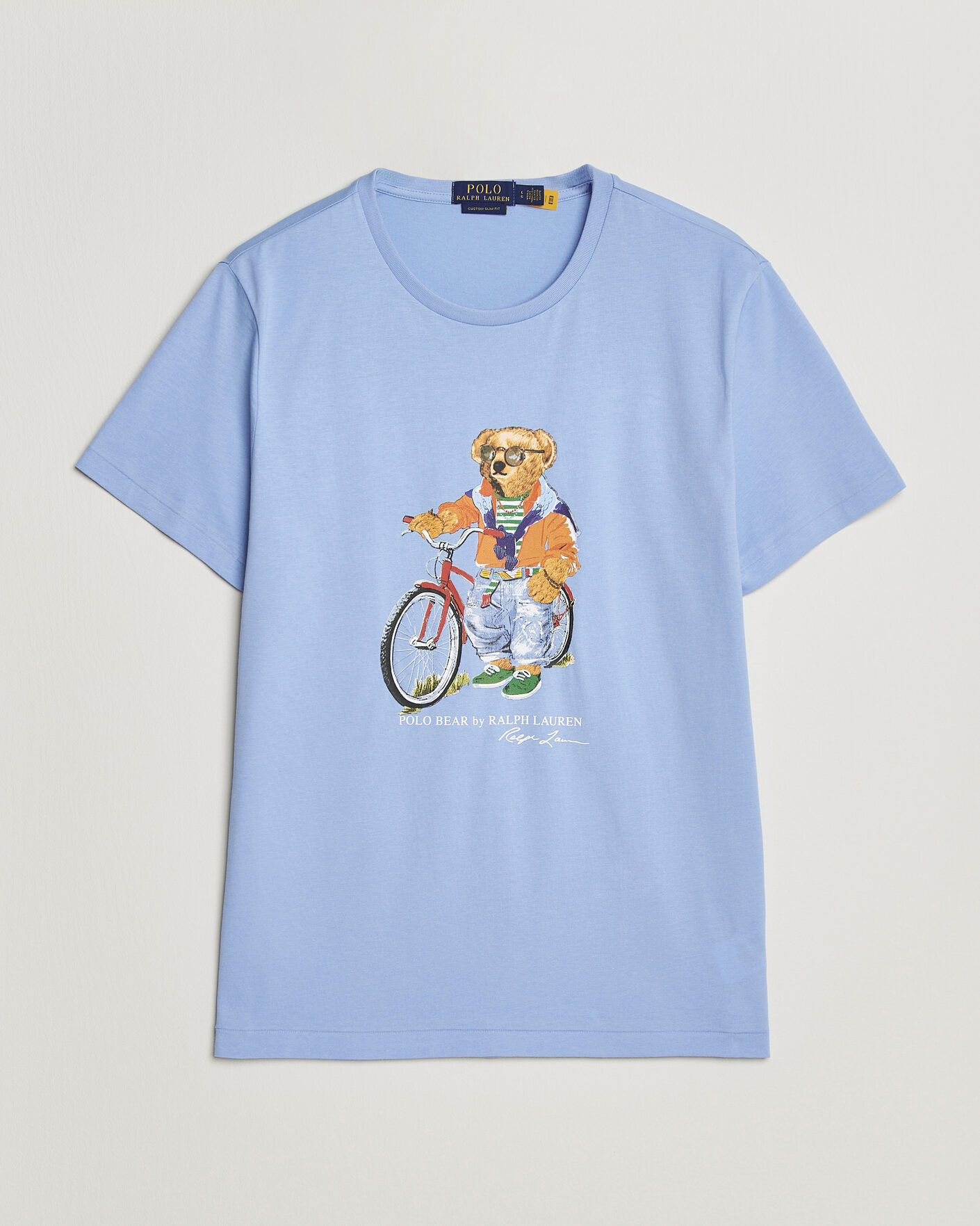 Men | T-Shirts | Polo Ralph Lauren | Jersey Bear T-Shirt Austin Blue