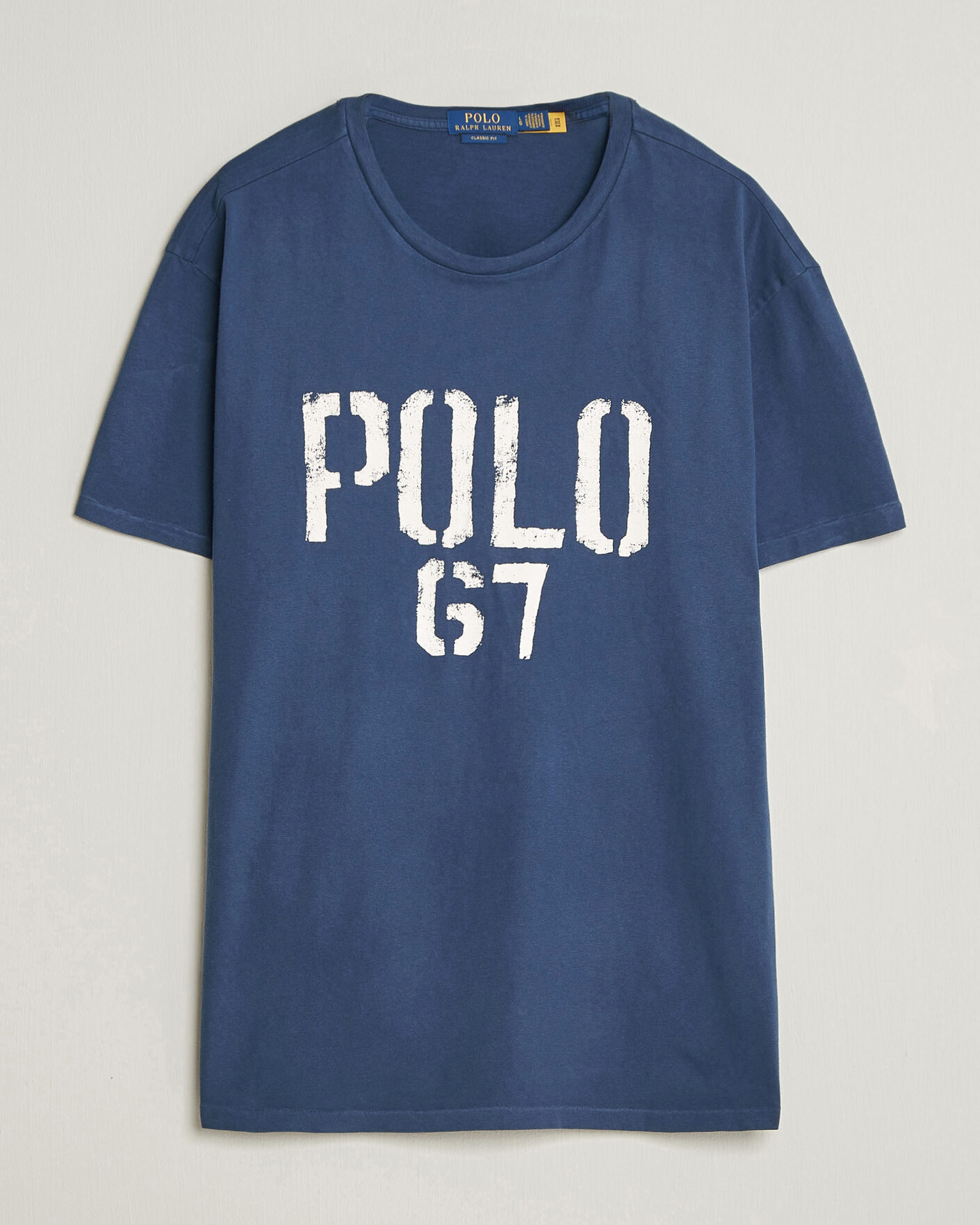 Polo Ralph Lauren Jersey Logo T-Shirt Dark Cobalt at CareOfCarl.com