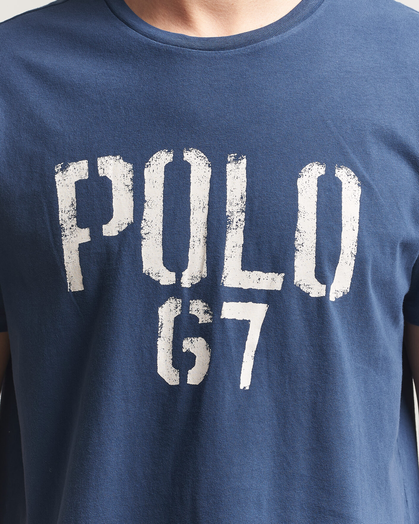 Polo Ralph Lauren Jersey Logo T-Shirt Dark Cobalt at CareOfCarl.com