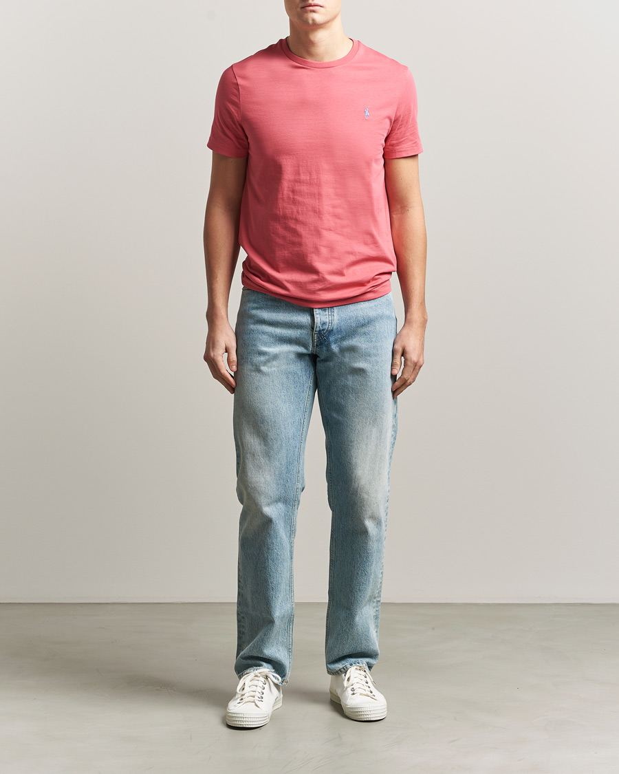 Men | T-Shirts | Polo Ralph Lauren | Crew Neck T-Shirt Red Sky