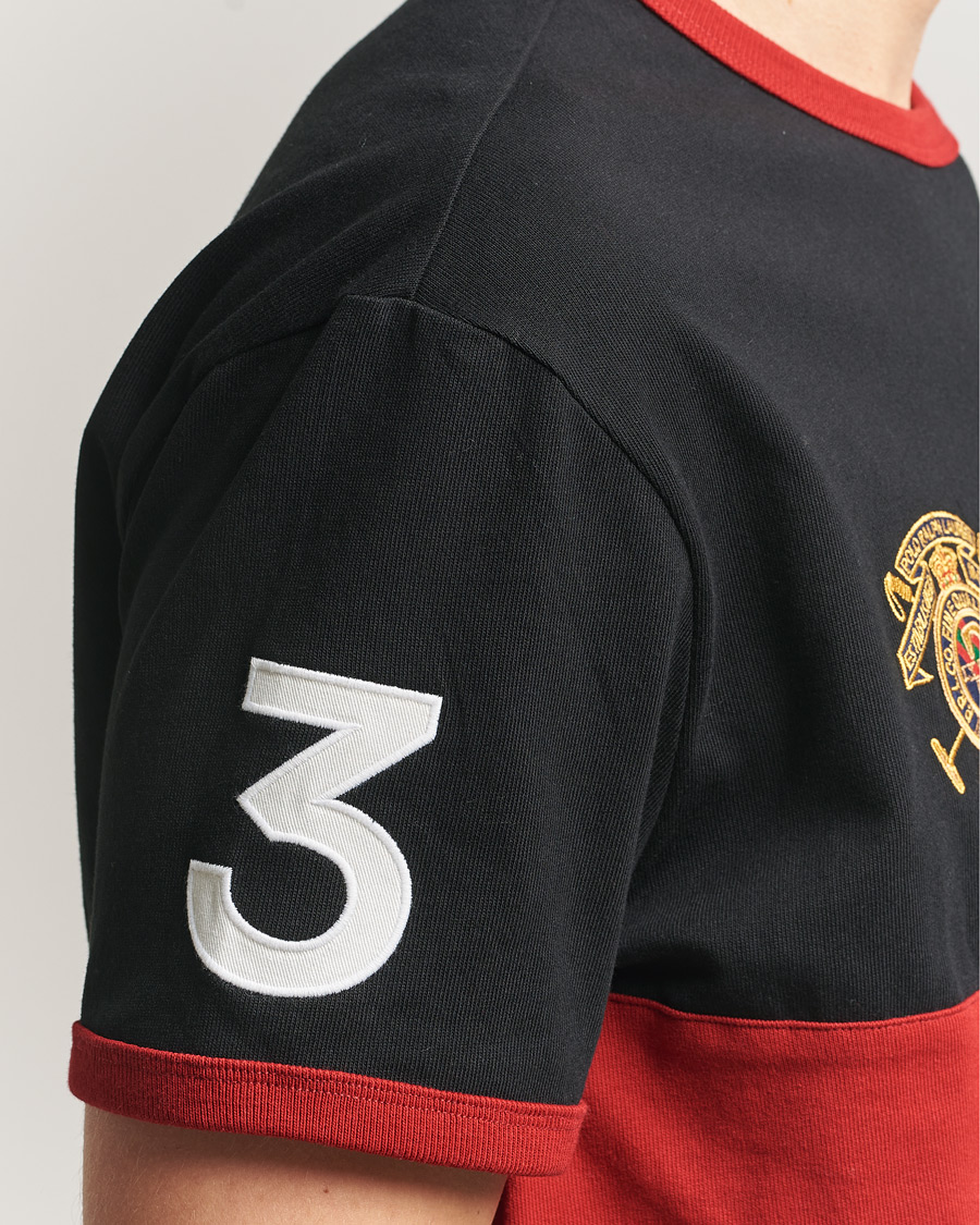 Men | T-Shirts | Polo Ralph Lauren | Jersey Logo T-Shirt Polo Black/Sweet Tomato