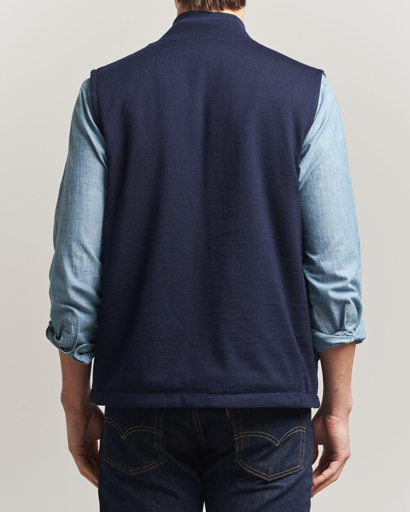 Men | Sweaters & Knitwear | Polo Ralph Lauren | Wool Blend Vest Navy Combo