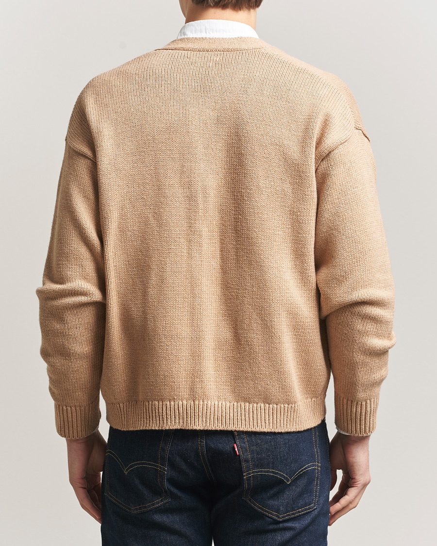 Men | Sweaters & Knitwear | Polo Ralph Lauren | Cotton Cardigan Camel Melange