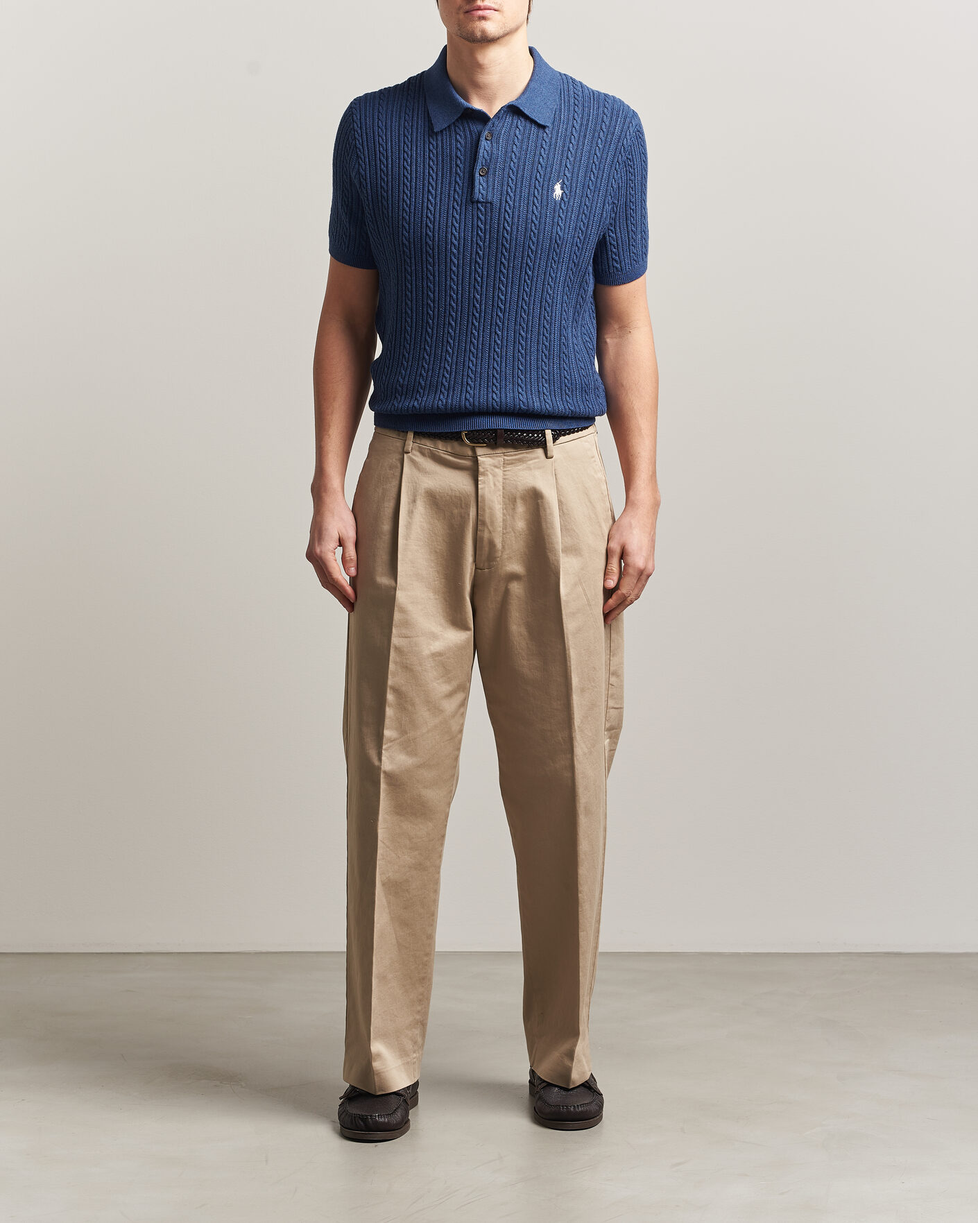Polo Ralph Lauren Cotton Polo Rustic Navy Heather at CareOfCarl.com