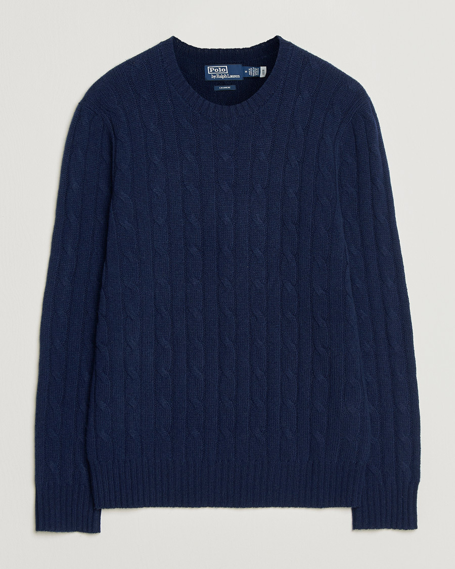 Men | Sweaters & Knitwear | Polo Ralph Lauren | Cashmere Sweater Bright Navy
