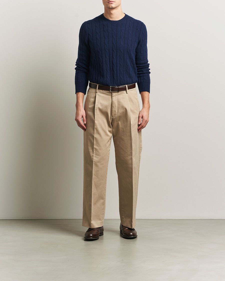 Men | Sweaters & Knitwear | Polo Ralph Lauren | Cashmere Sweater Bright Navy