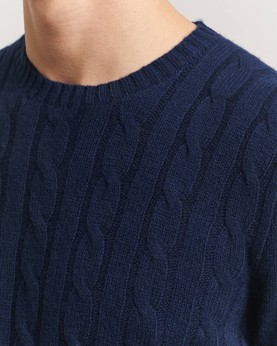 Men | Sweaters & Knitwear | Polo Ralph Lauren | Cashmere Sweater Bright Navy